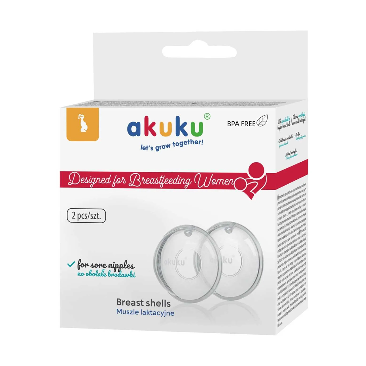 

Накладки-молокозбірники на груди Akuku, 2 шт (A0248)