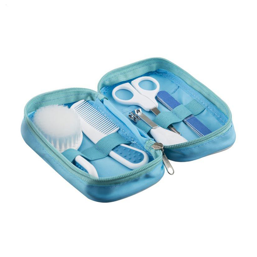 

Набір для догляду за дитиною Akuku Блакитний (ножиці, 1 шт + кусачки, 1 шт + пилка, 4 шт + щітка, 1 шт + гребінець, 1 шт) (A0308)