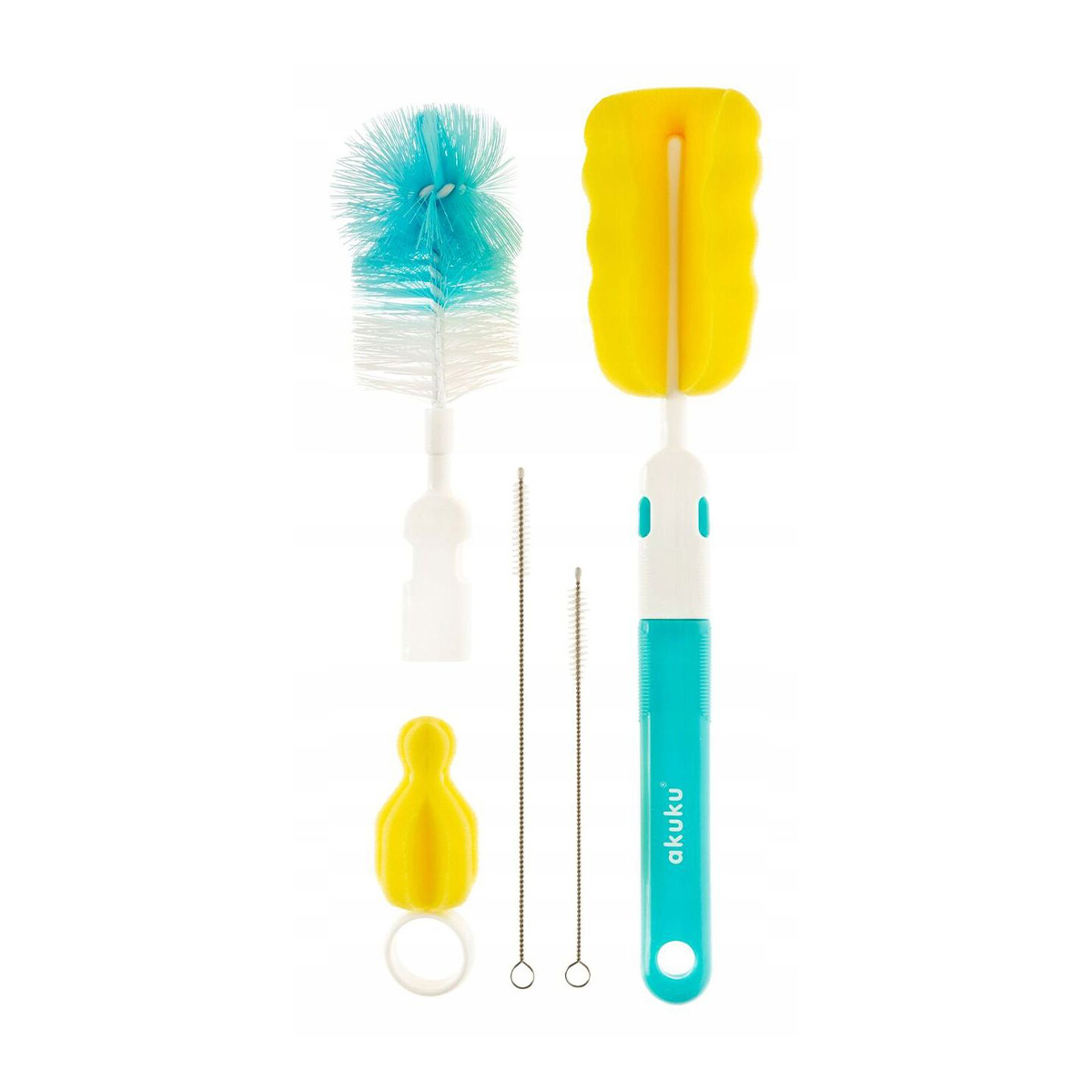 

Набір щіток для пляшок, сосок та трубочок Akuku (A0410)