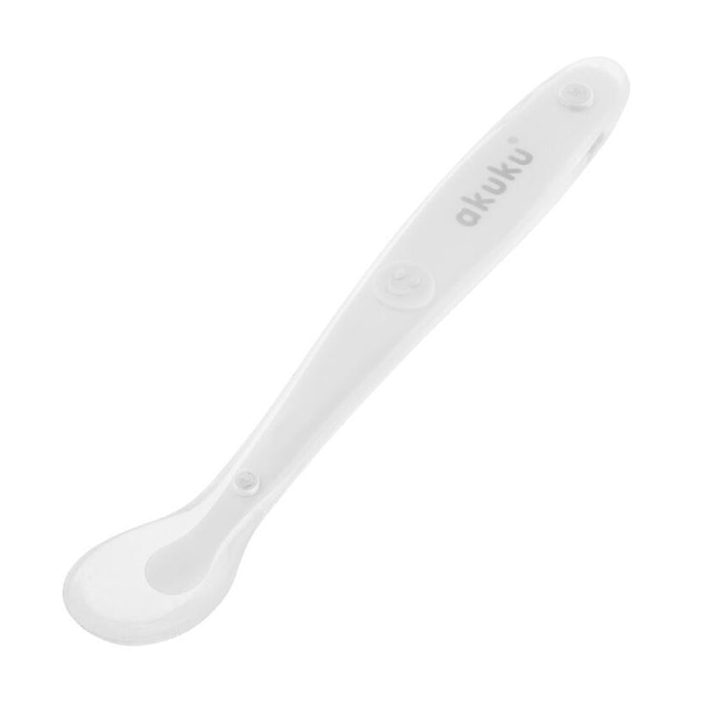 

Силіконова ложка Akuku біла, 1 шт (A0417)
