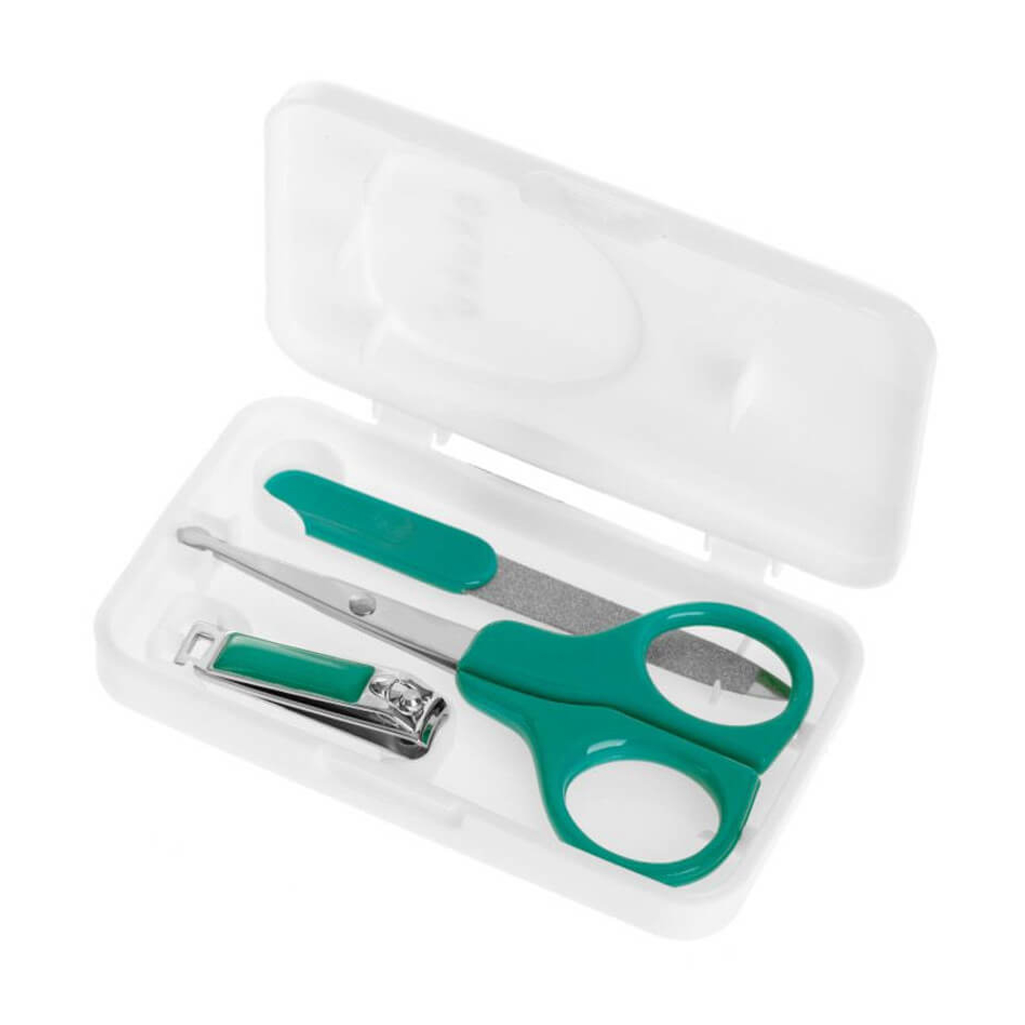 

Дитячий набір манікюрний Akuku Manicure Set In Case Mint (ножиці, 1 шт + кусачки, 1 шт + пилка, 1 шт) (A0040)