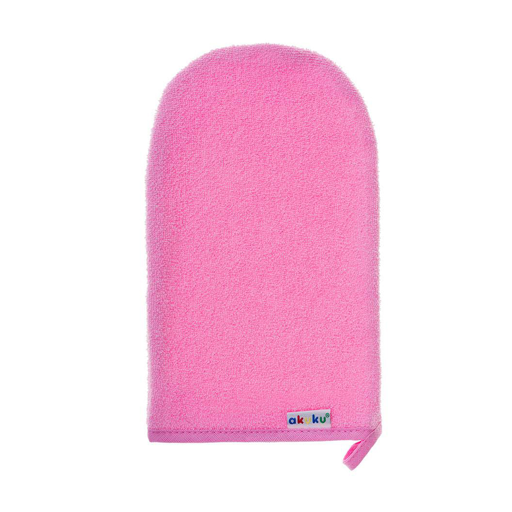 

Дитяча рукавичка для купання Akuku рожева (A1123)