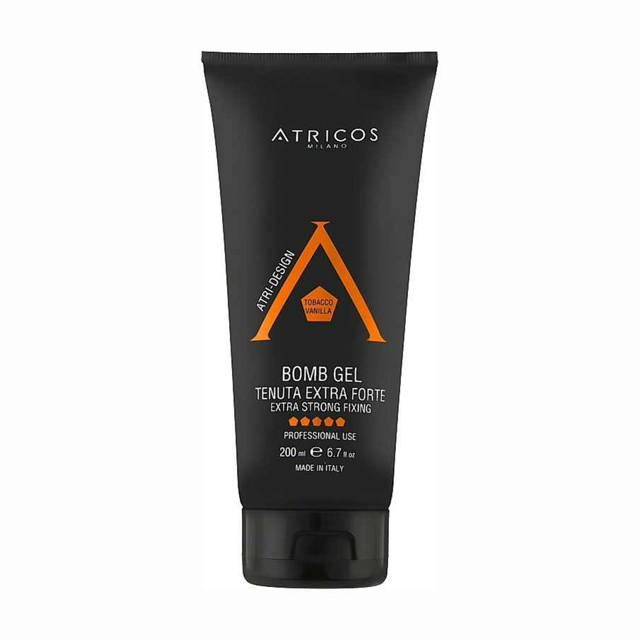 

Уцінка! Гель для волосся Atricos Milano Atri-Design Bomb Gel екстрасильна фіксація, 200 мл