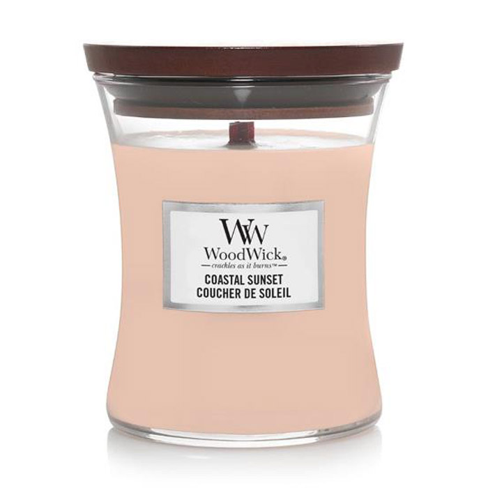 

Ароматична свічка в склянці WoodWick Hourglass Candle Medium Coastal Sunset, 275 г