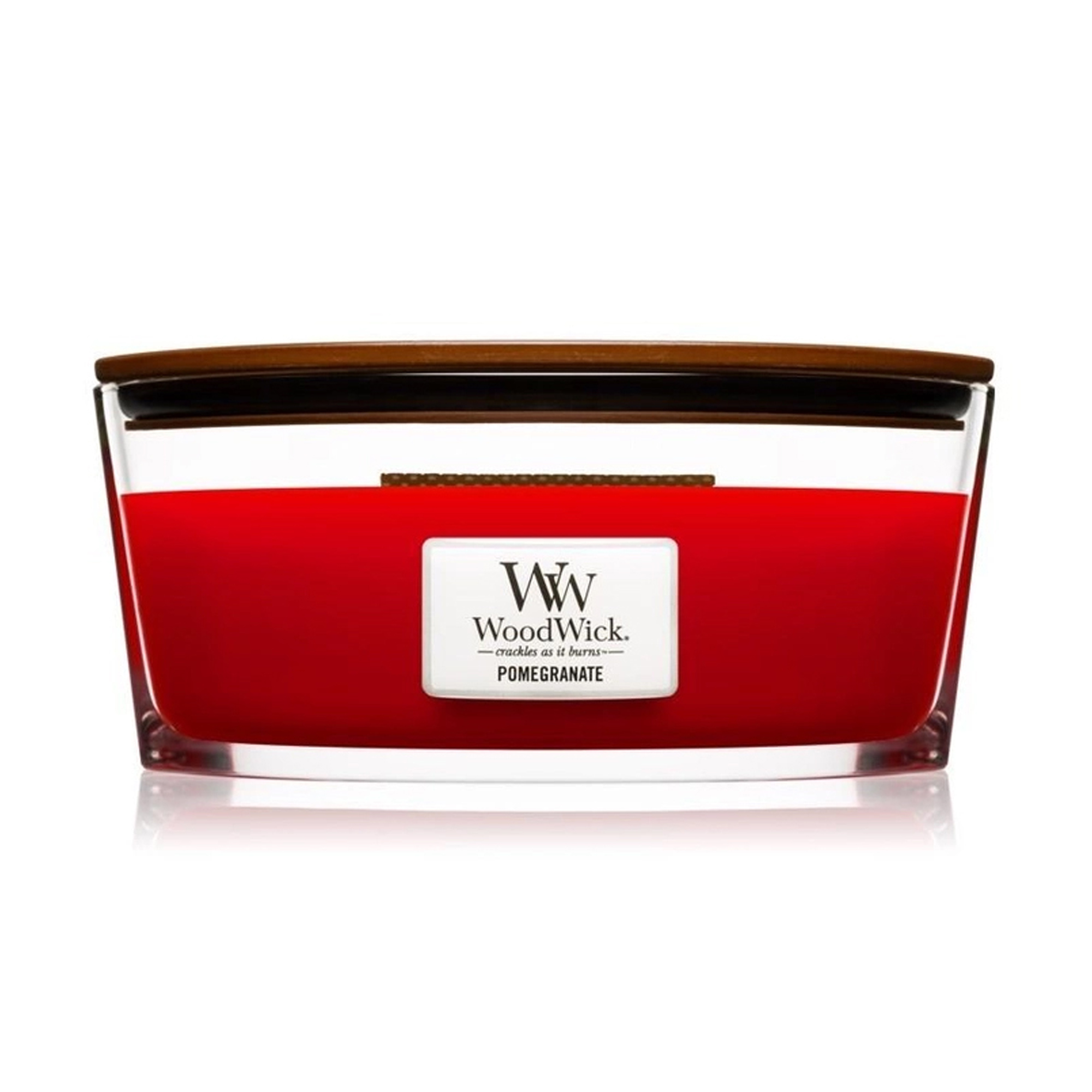 

Ароматична свічка в склянці WoodWick Hourglass Candle Ellipse Pomegranate, 453 г