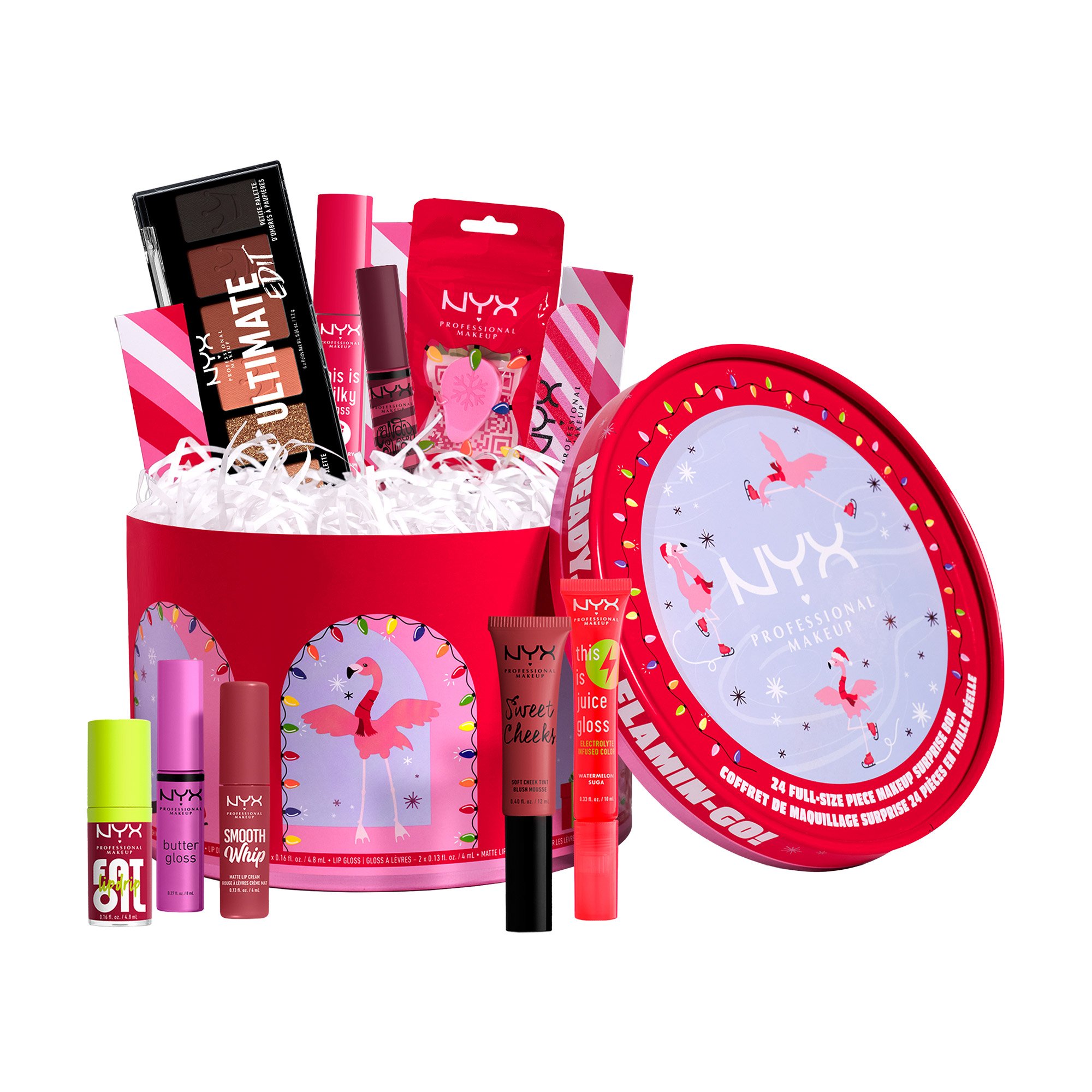 

Набір декоративної косметики NYX Professional Makeup Ready Set Flamin-Go, 24 предмети