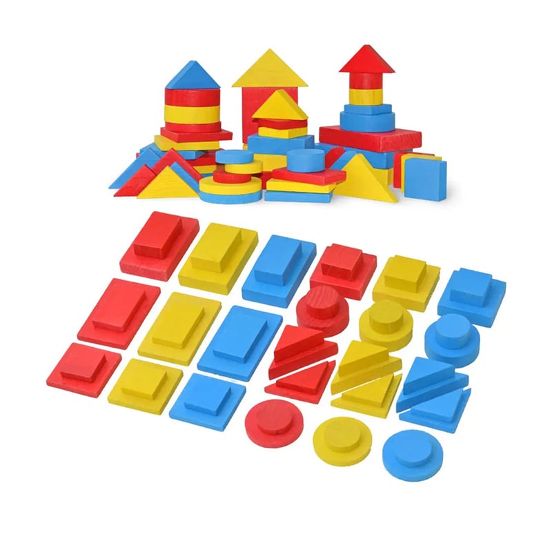 

Дерев'яна розвиваюча гра Igroteco Логічні блоки Дьєнеша, 28*20*7 см, 48 деталей, від 3 років (900408)