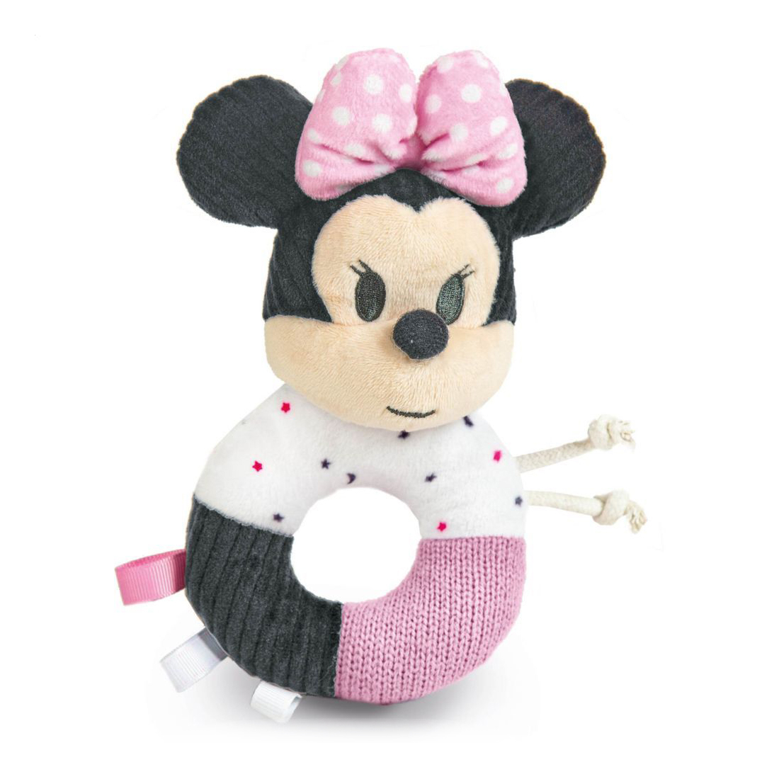 

Дитяча м'яка іграшка-брязкальце Clementoni Baby Minnie, від народження, 14.5*21.5*7 см (17338)