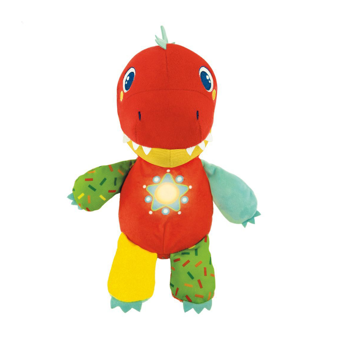 

Дитяча м'яка іграшка Clementoni Мій Діно, музична, від 6 місяців, 17.5*27.5*8 см (17847)