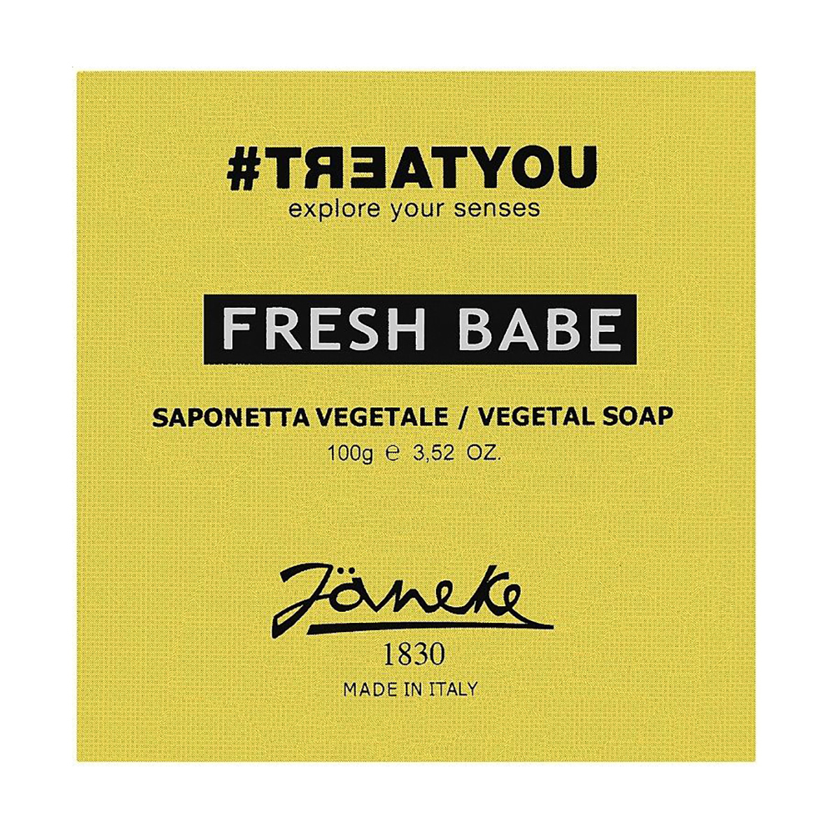 

Уцінка! Тверде мило Janeke Treatyou Fresh Babe Vegetal Soap, 100 г