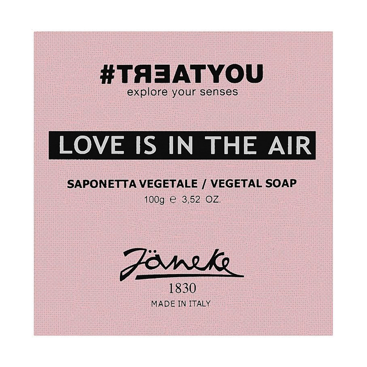 

Уцінка! Тверде мило Janeke Treatyou Love Is In The Air Vegetal Soap, 100 г
