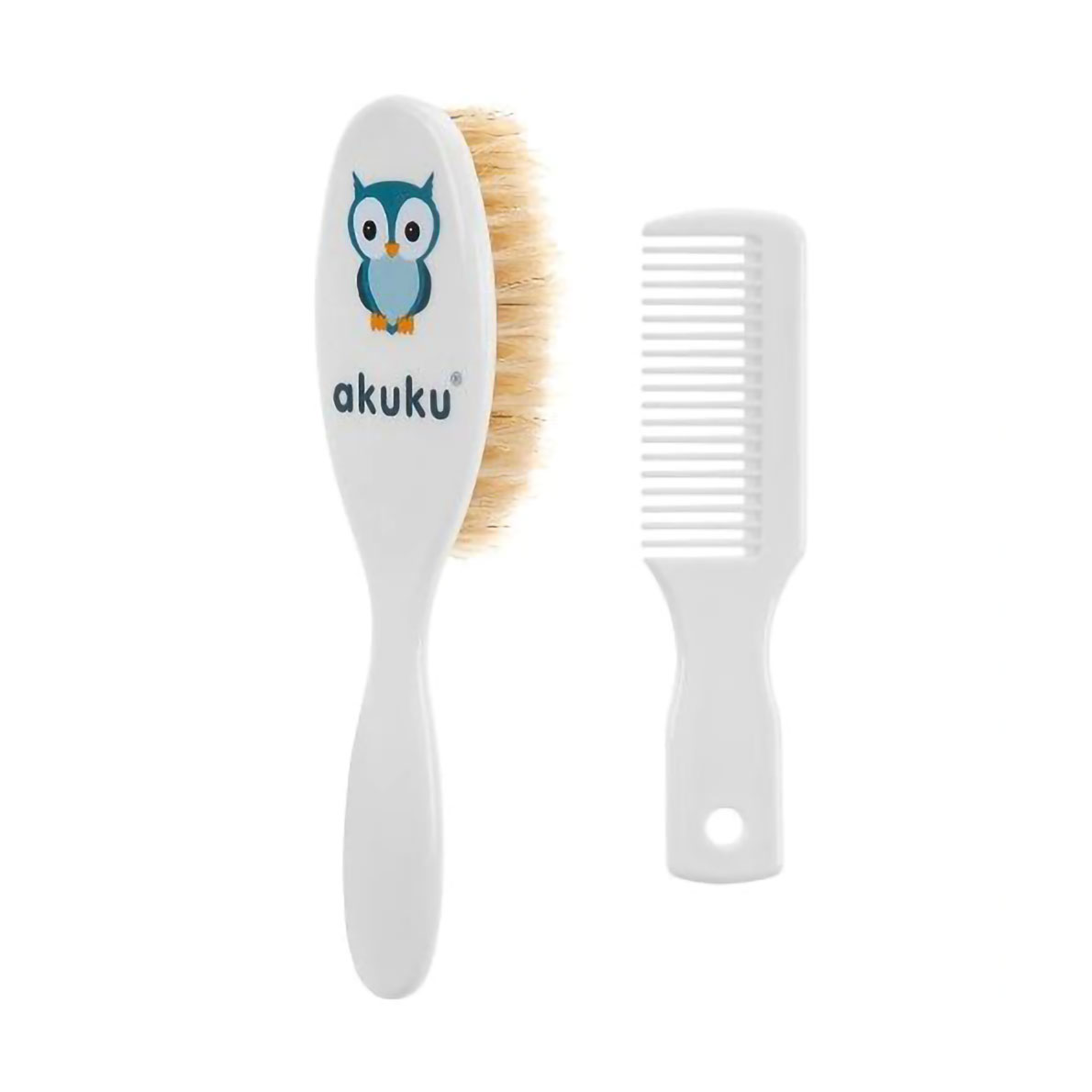 

Щітка з гребінцем Akuku Сова, з народження (A0307)