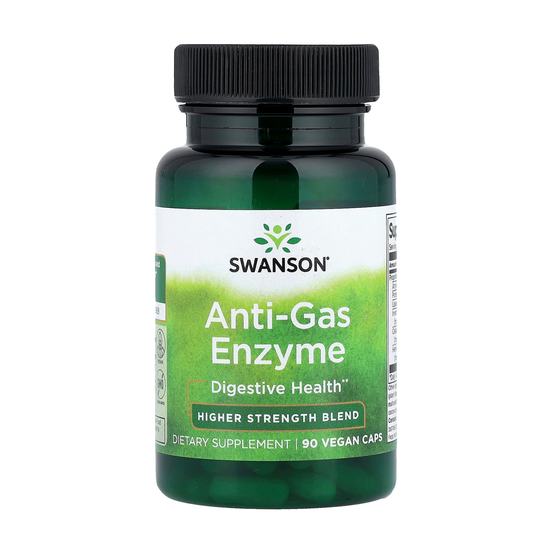 

Фермент проти газоутворення Swanson Anti-Gas Enzyme 123 мг, 90 капсул