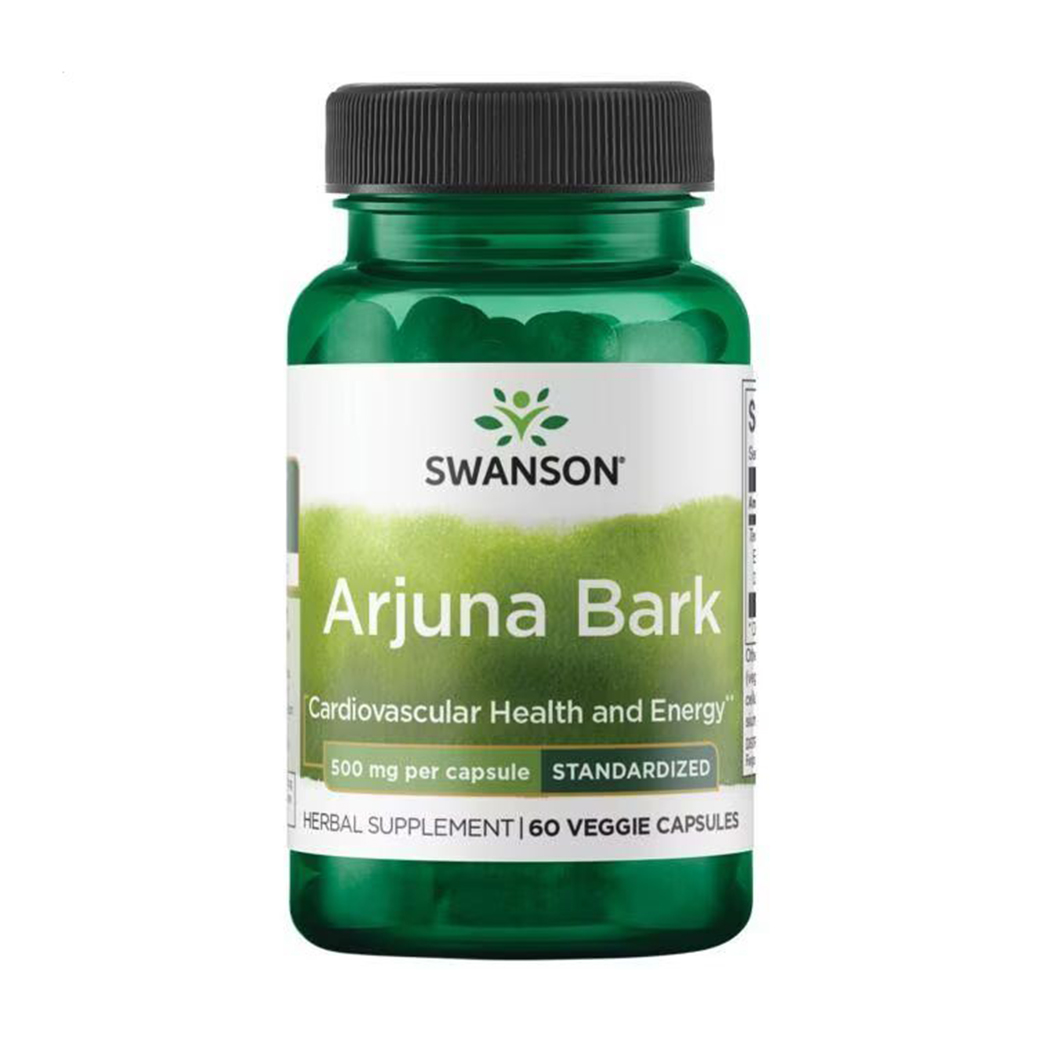 

Екстракт кори арджуни Swanson Arjuna Extract 500 мг, 60 капсул