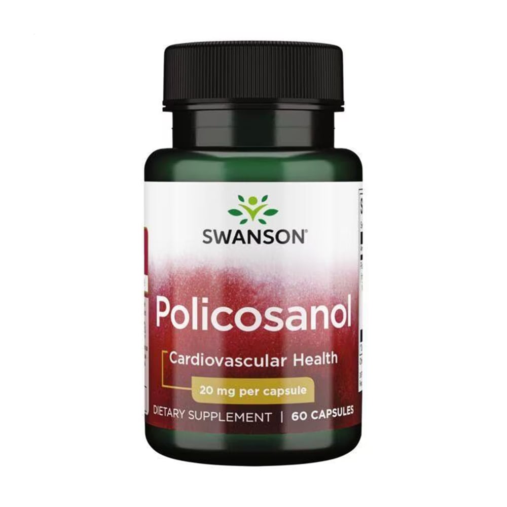 

Полікозанол Swanson BioCosanol Polikosanol 20 мг, 60 капсул