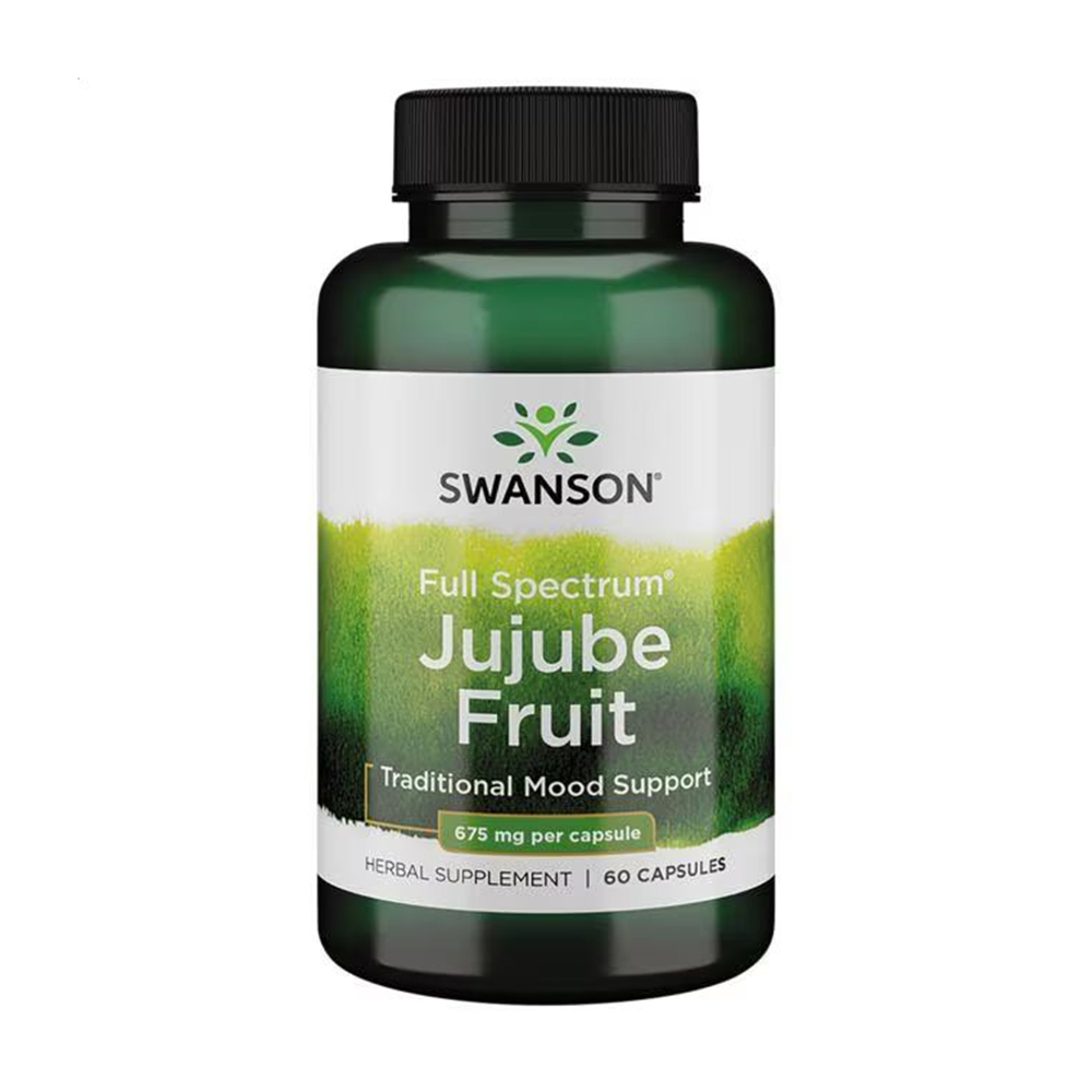 

Китайський фінік Swanson Full Spectrum Jujube Fruit 675 мг, 60 капсул