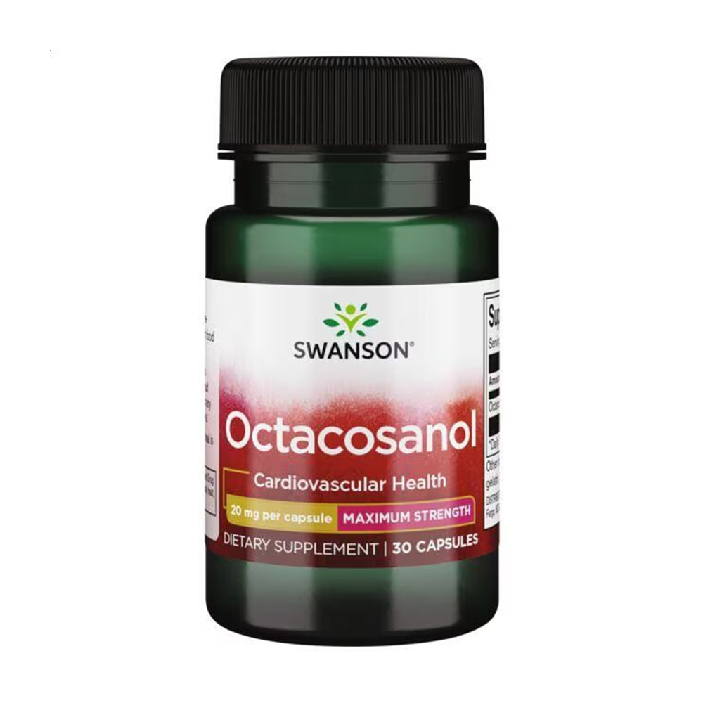 

Октакозанол Swanson Octacosanol 20 мг, 30 капсул