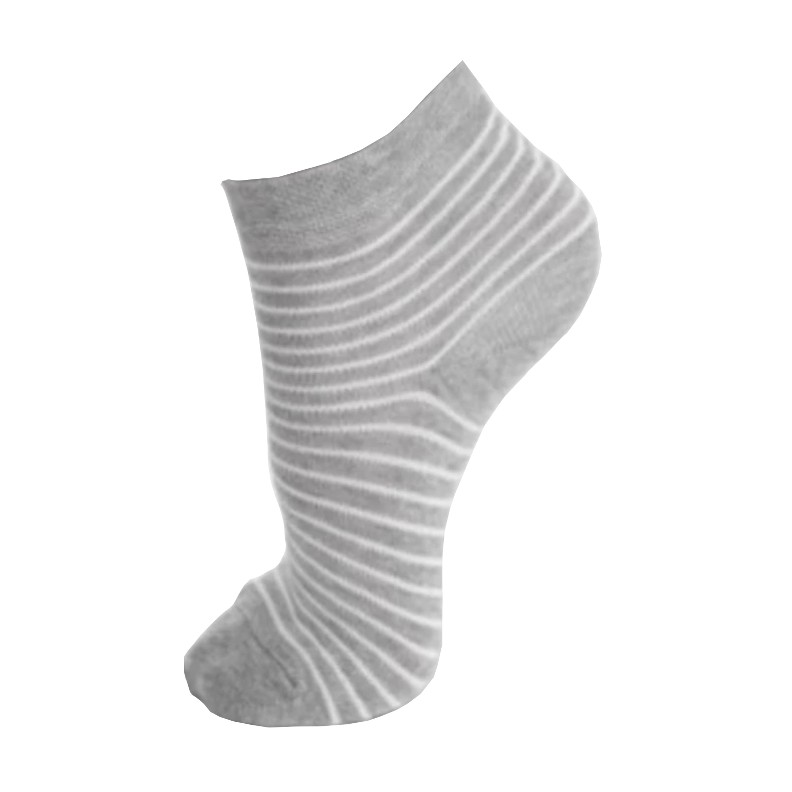 

Дитячі шкарпетки Siela KS2 Basic 002 Light Grey Melange смужки, короткі, розмір 20