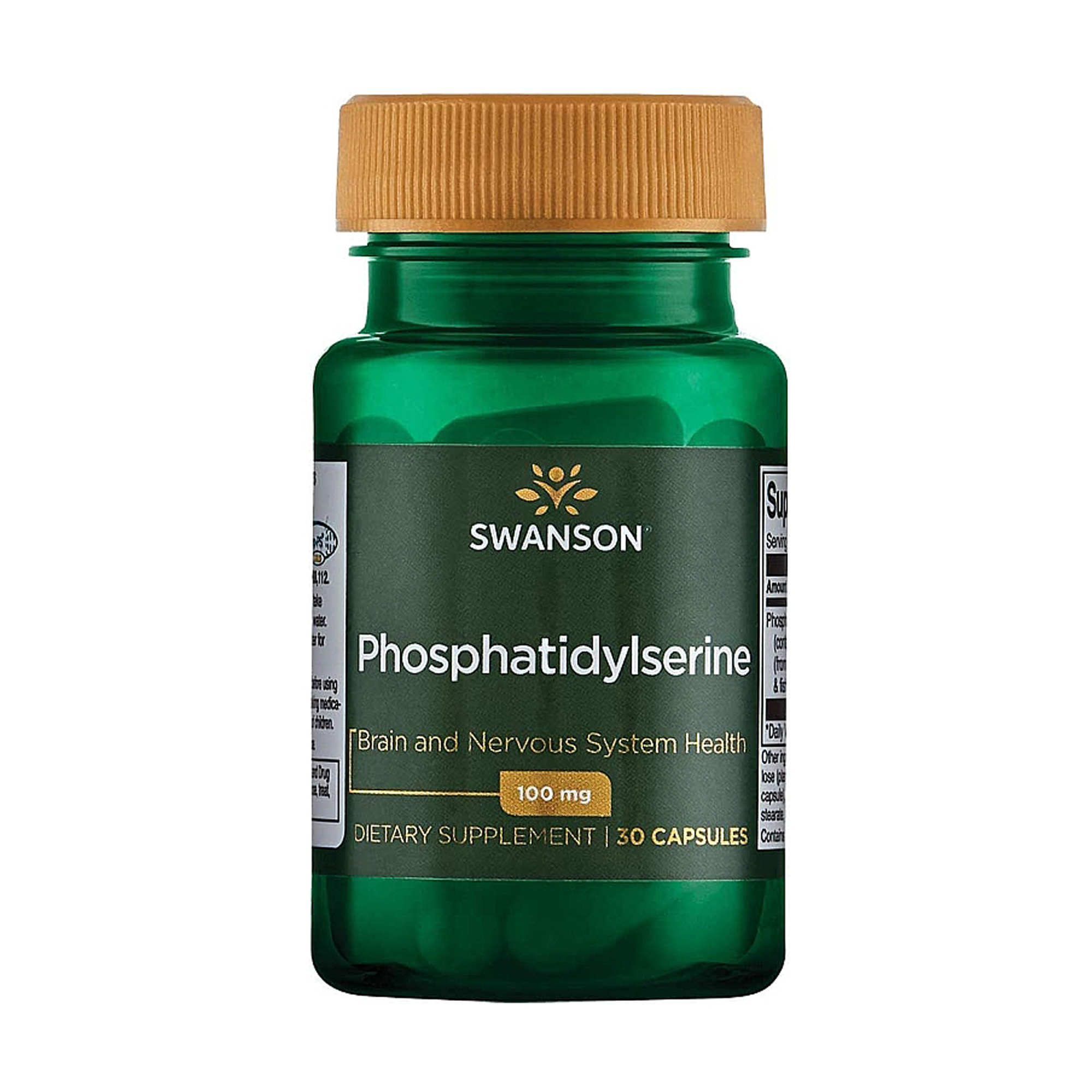 

Фосфатидилсерин Swanson Phosphatidylserine 100 мг, 30 гелевих капсул