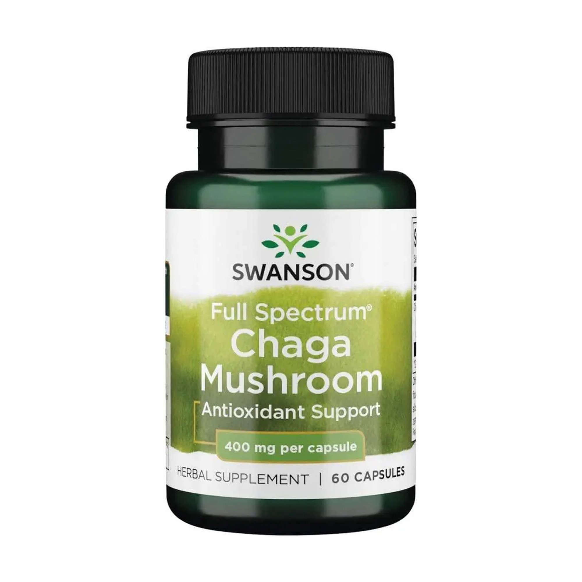 

Гриб Чага Swanson Full Spectrum Chaga Mushroom 400 мг, 60 капсул