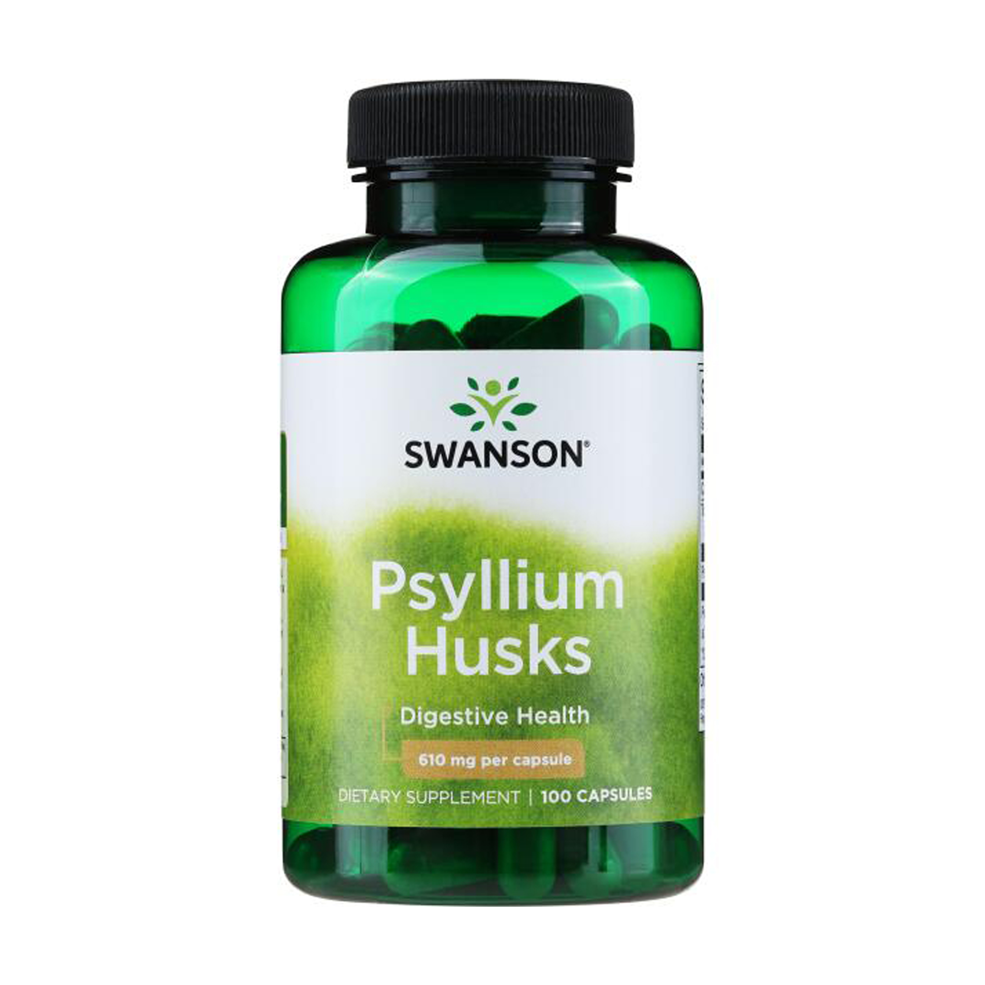 

Псиліум Swanson Psyllium Husks 610 мг, 100 капсул