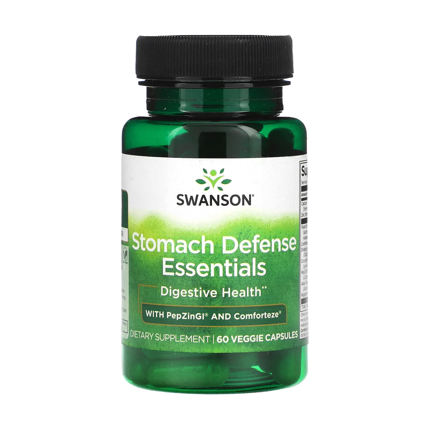 

Уцінка! Основні засоби захисту шлунка Swanson Stomach Defense Essentials, 60 вегетаріанських капсул