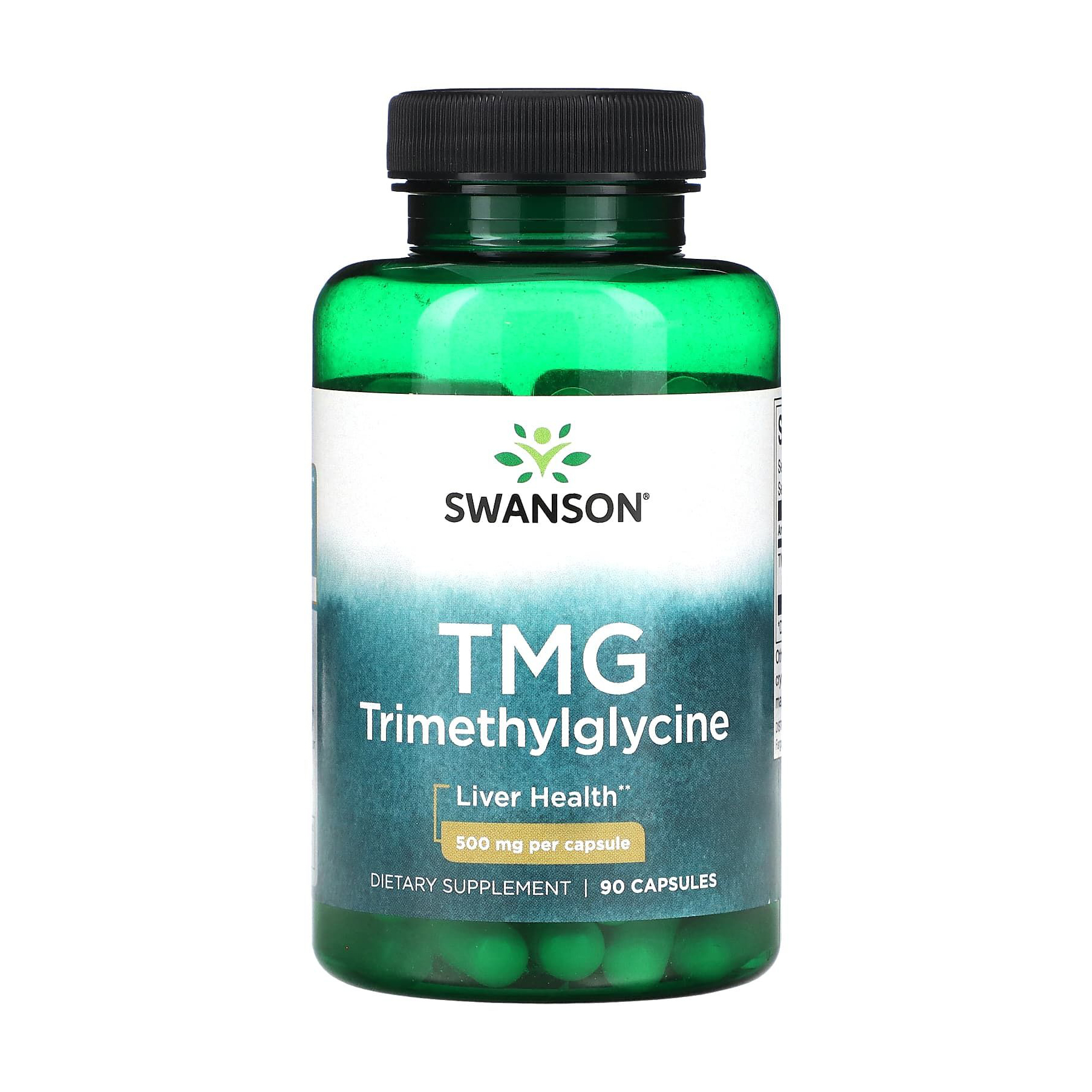

Триметилгліцин Swanson TMG Trimethylglycine 500 мг, 90 капсул