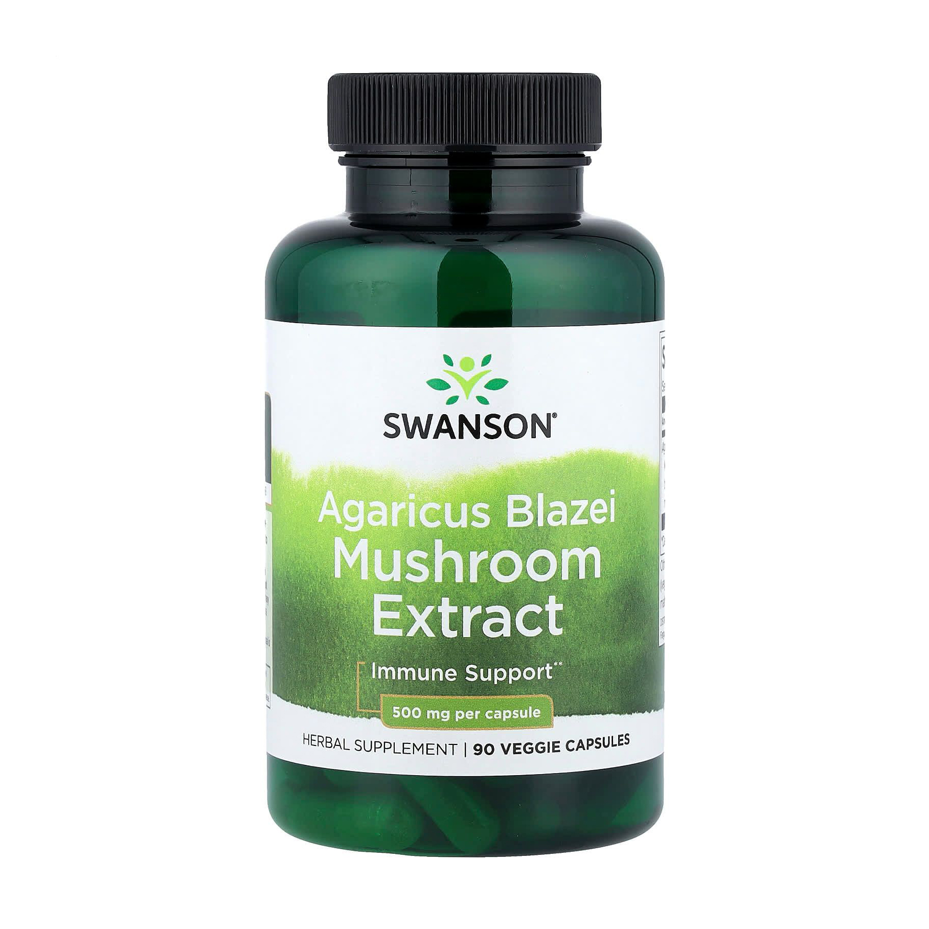 

Екстракт гриба агарика бразильського Swanson Agaricus Blazei Mushroom Extract 500 мг, 90 капсул