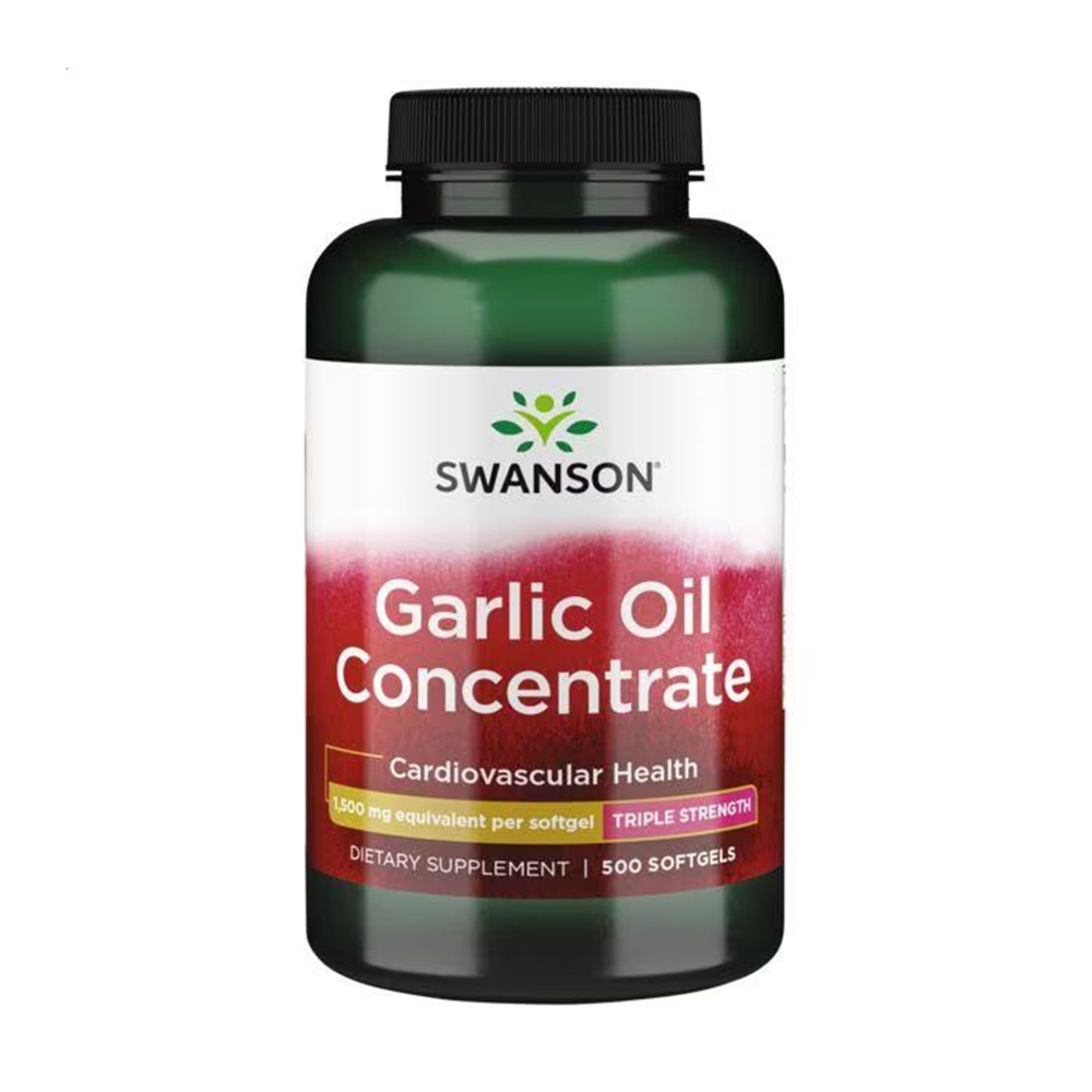 

Часникова олія Swanson Garlic Oil 1500 мг, 500 капсул