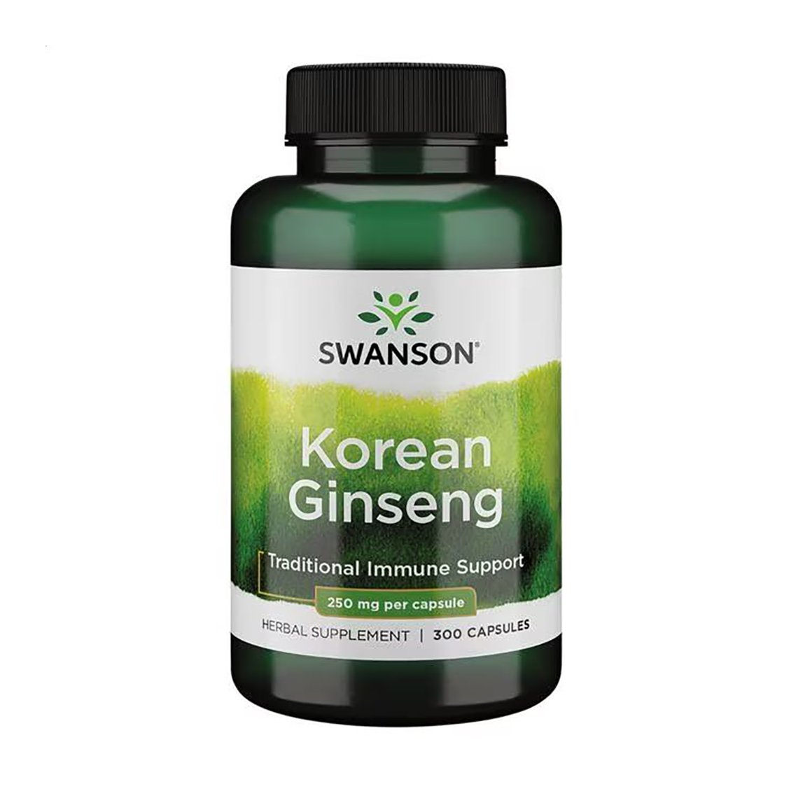 

Корейський женьшень Swanson Korean Ginseng 250 мг, 300 капсул