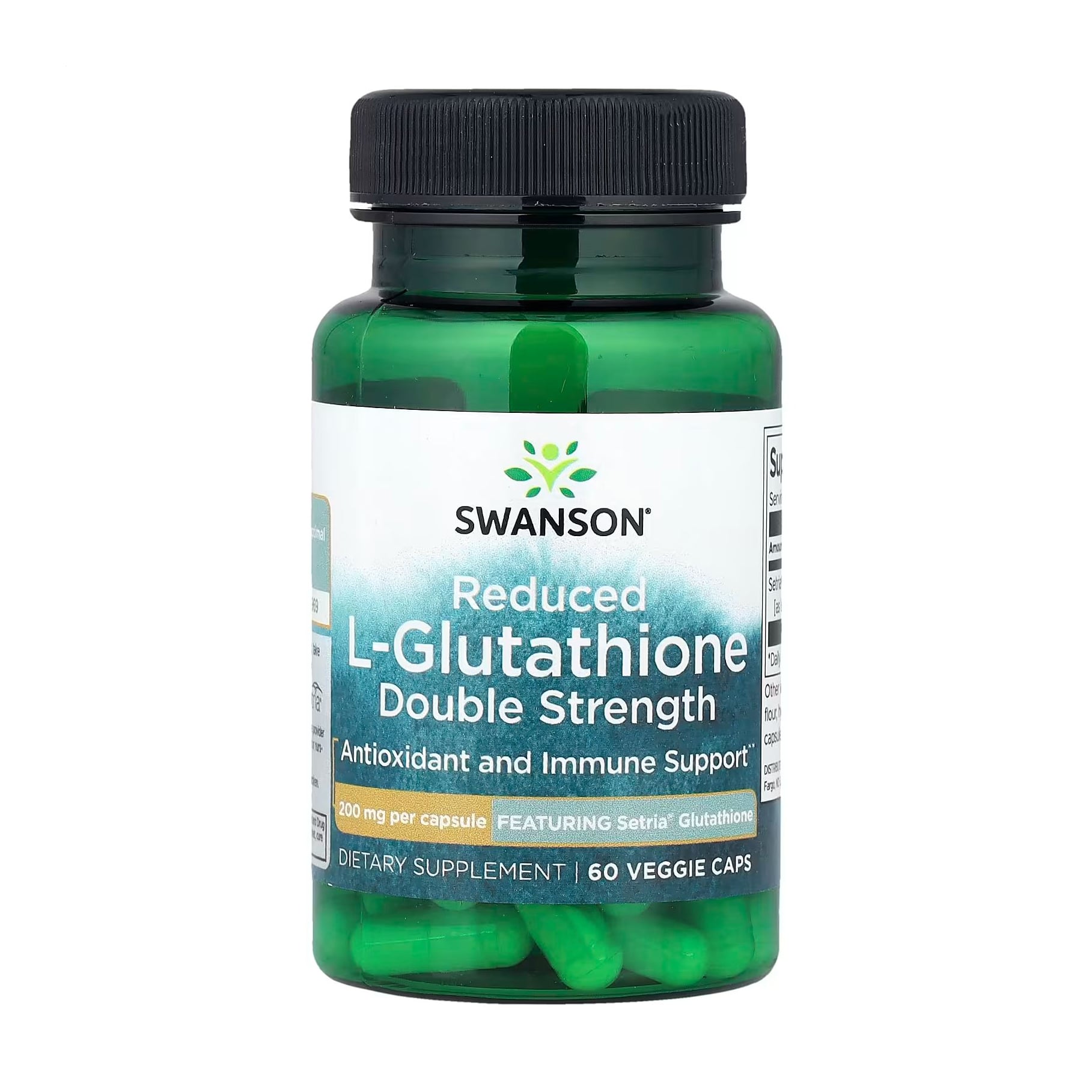 

Уцінка! Глутатіон Swanson Glutathione 200 мг, 60 капсул