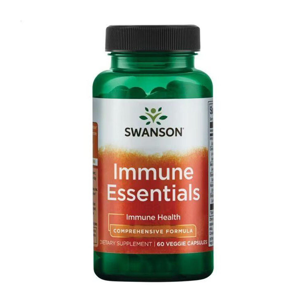 

Уцінка! Комплекс для підтримки імунної системи Swanson Immune Essentials, 60 вегетаріанських капсул