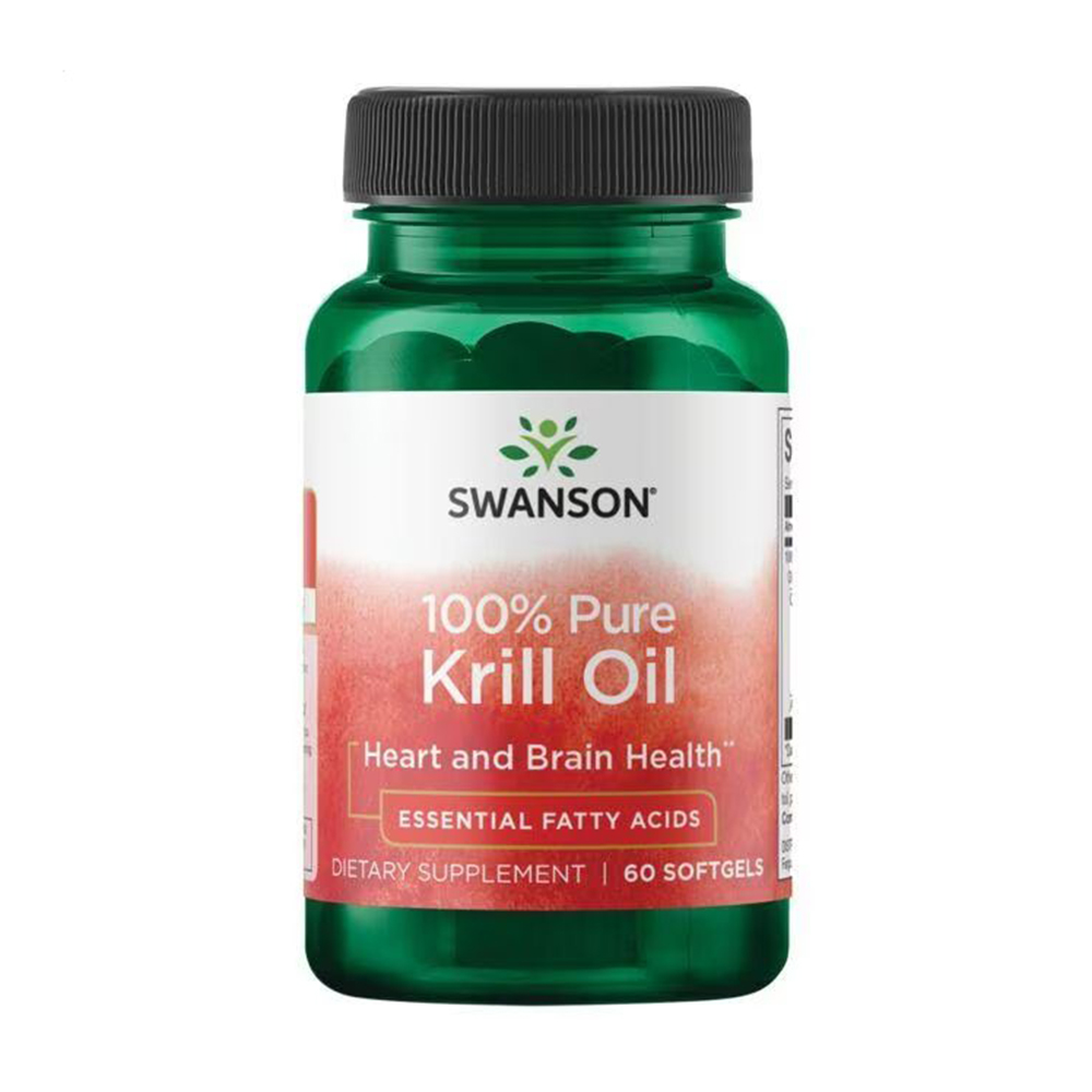 

Олія криля Swanson Krill Oil, 60 капсул