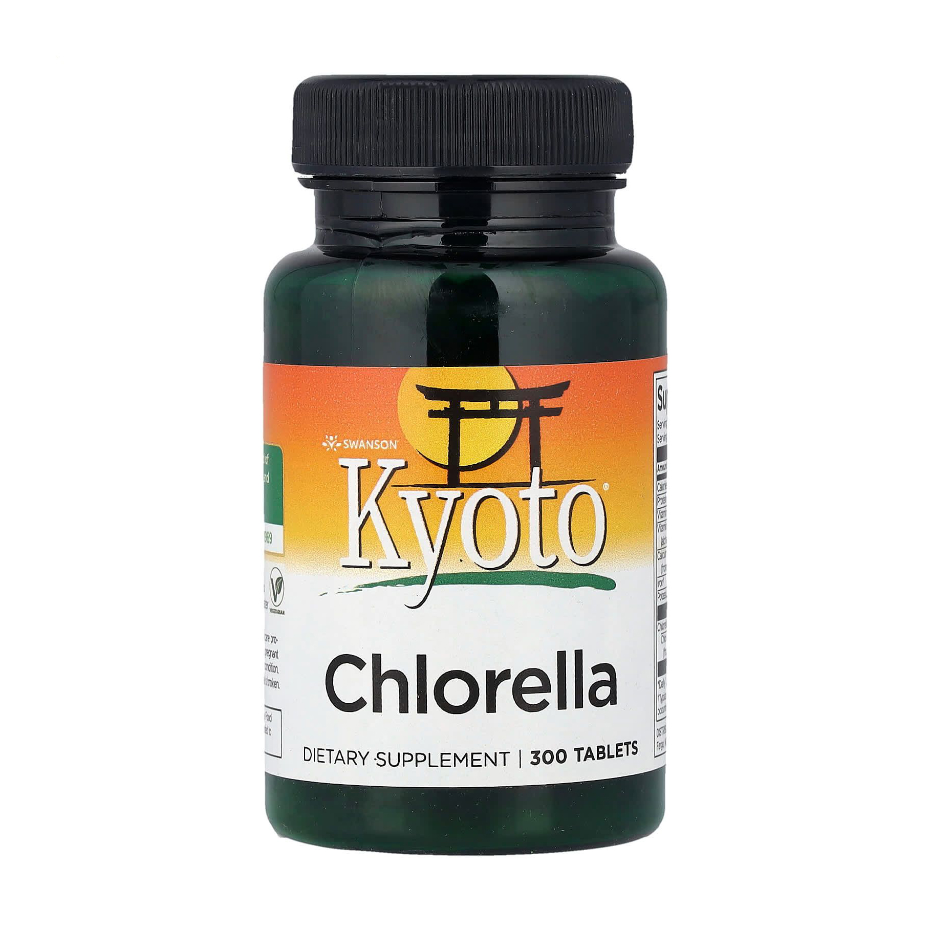 Уцінка! Хлорела Swanson Kyoto Chlorella, 300 таблеток