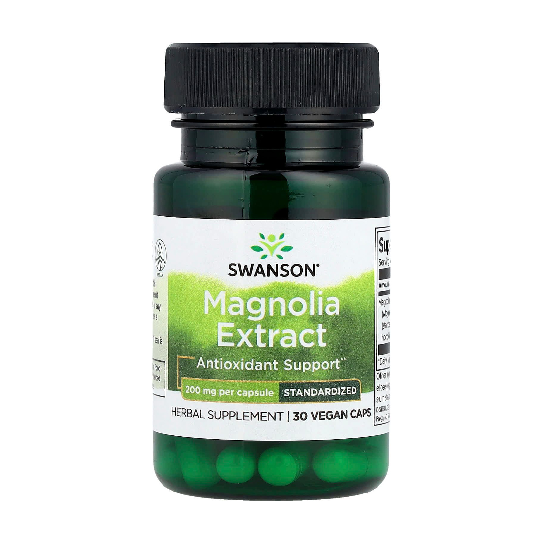 

Екстракт магнолії Swanson Magnolia Extract 200 мг, 30 капсул