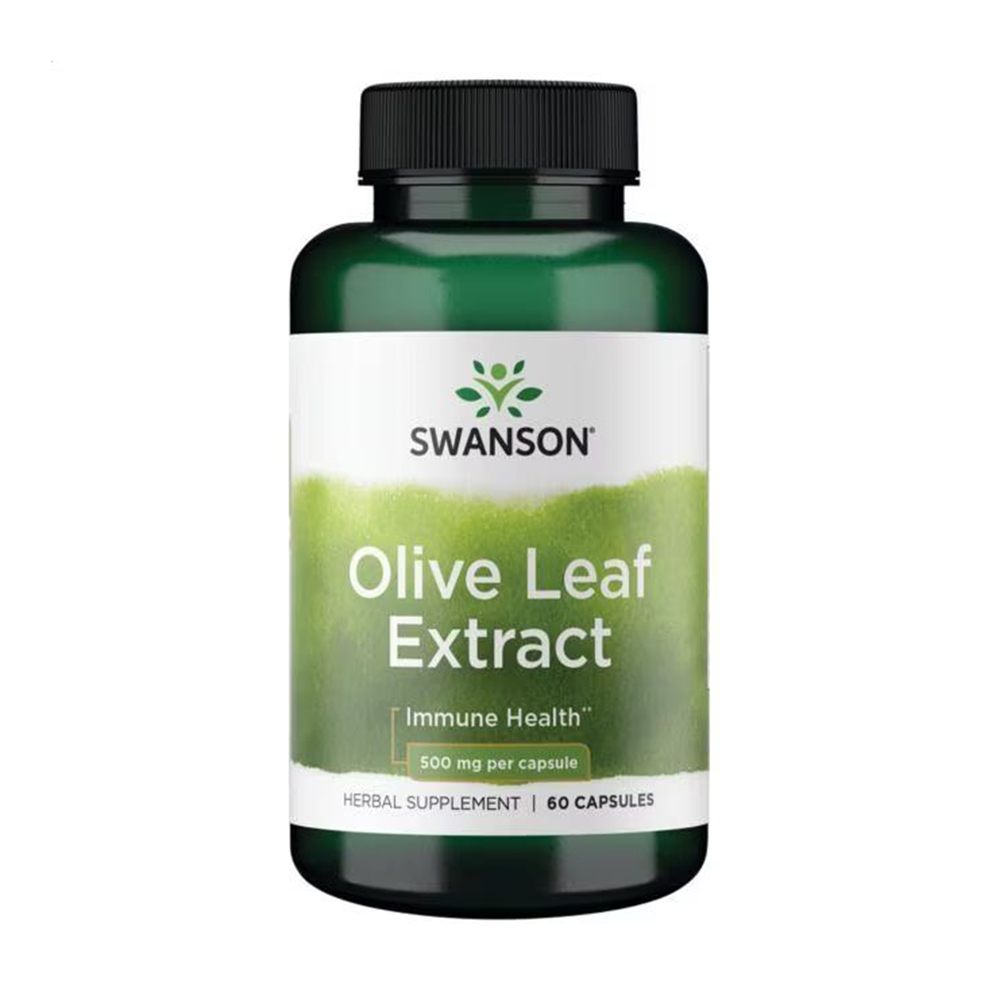 

Екстракт оливкового листя Swanson Olive Leaf Extract 500 мг, 60 капсул
