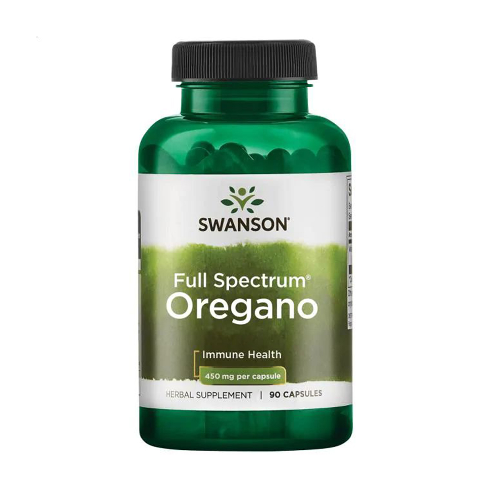 

Орегано Swanson Oregano 450 мг, 90 капсул