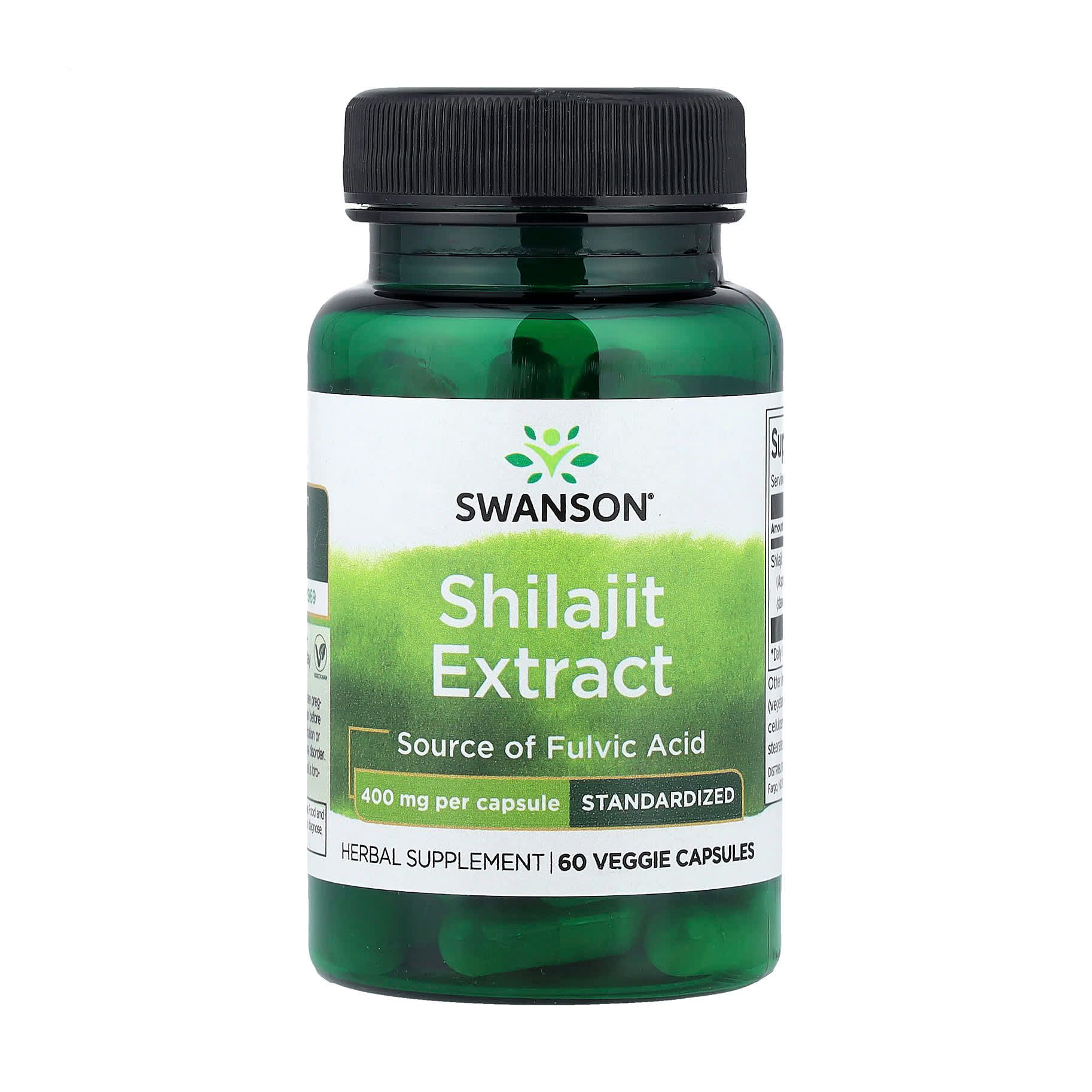 

Екстракт мумійо Swanson Shilajit Extract 400 мг, 60 капсул