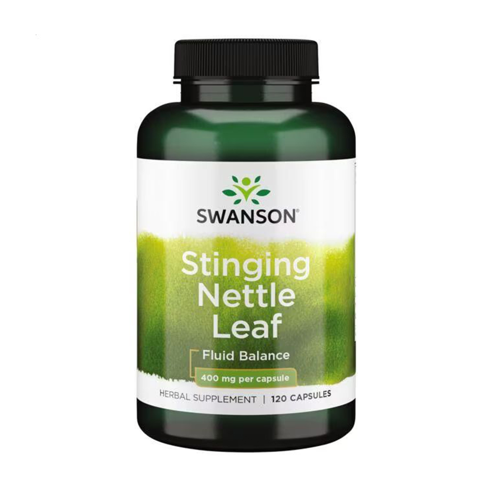 

Лист кропиви дводомної Swanson Stinging Nettle Leaf 400 мг, 120 капсул