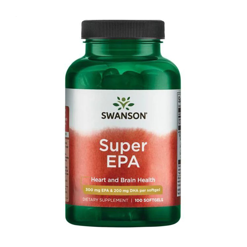 

Риб'ячий жир Swanson Super EPA, 100 гелевих капсул