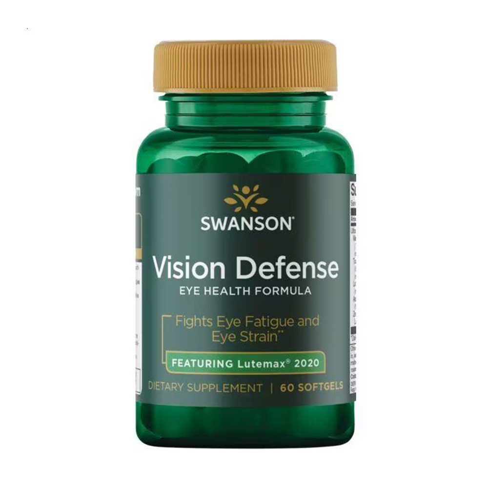 

Формула для здоров'я очей Swanson Vision Defense, 60 гелевих капсул