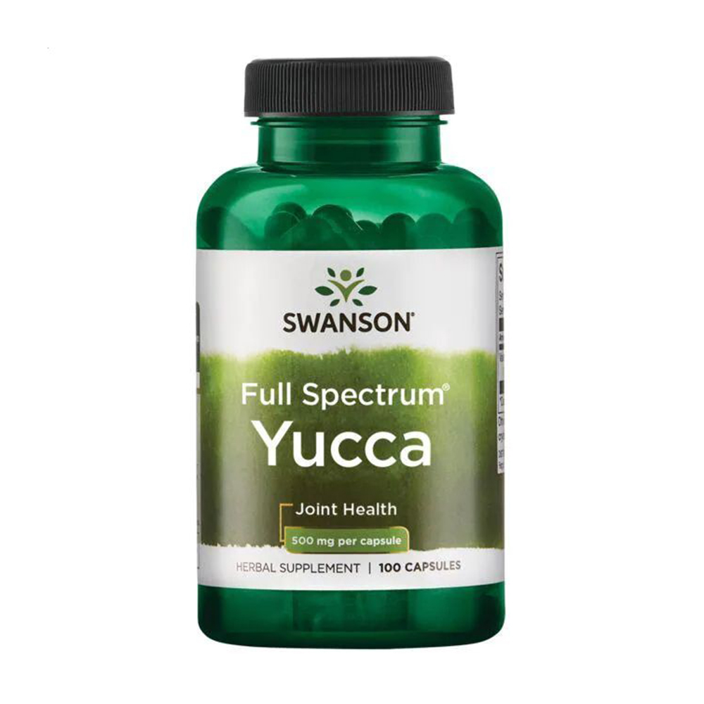

Юкка Swanson Yucca 500 мг, 100 капсул