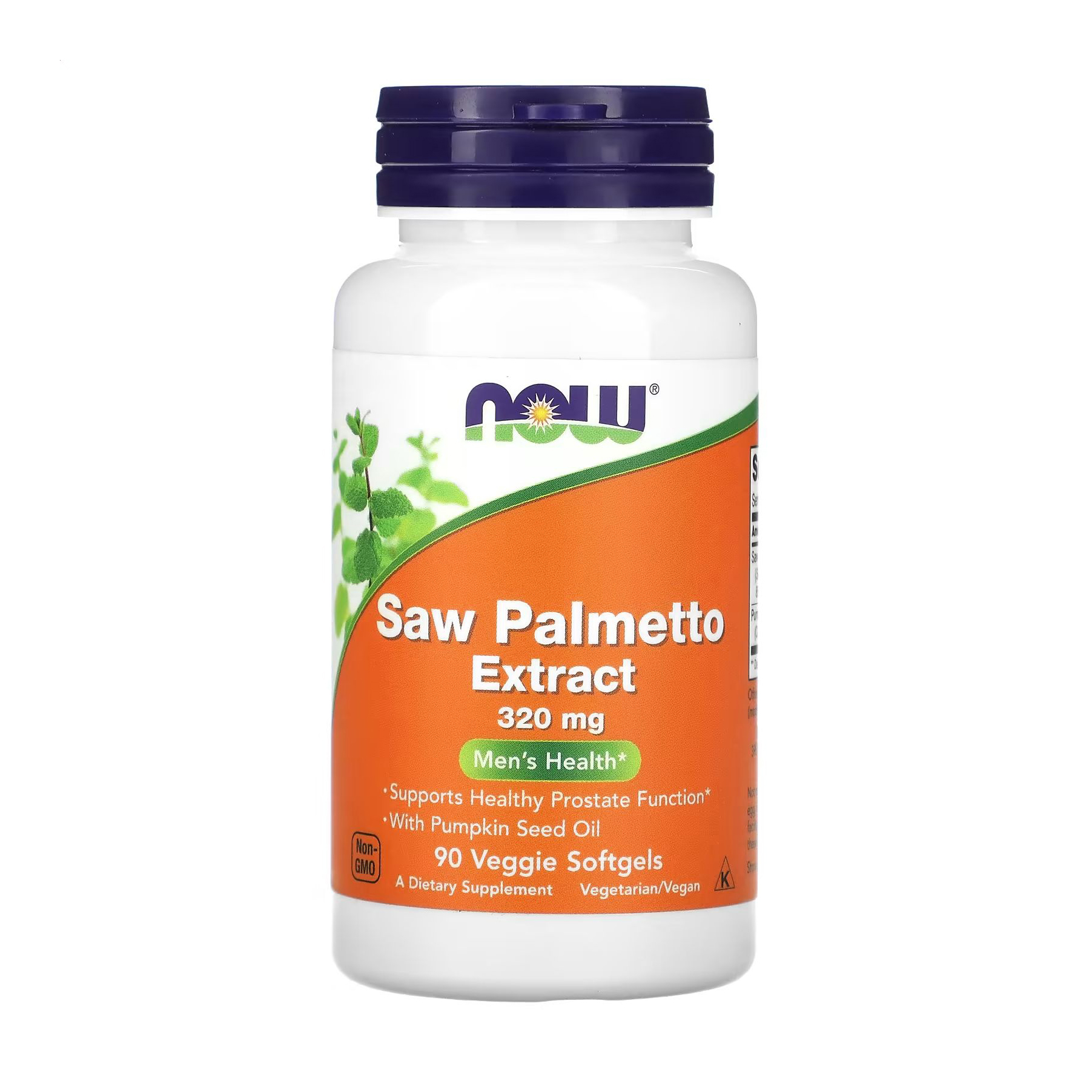 

Уцінка! Екстракт пальмового дерева для чоловіків NOW foods Saw Palmetto Extract 320 мг, 90 капсул