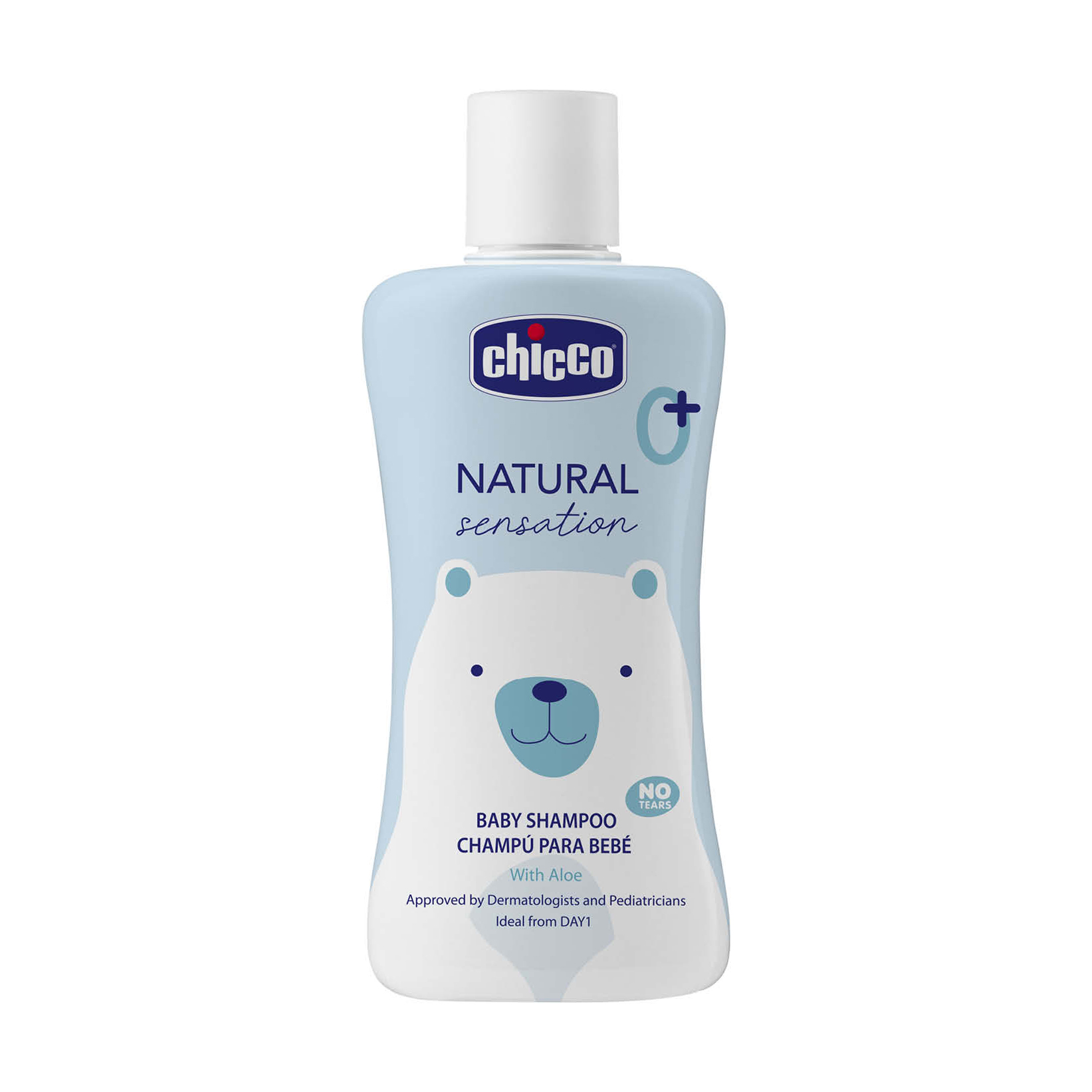 

Дитячий шампунь Chicco Natural Sensation з алое та олією солодкого мигдалю, 200 мл