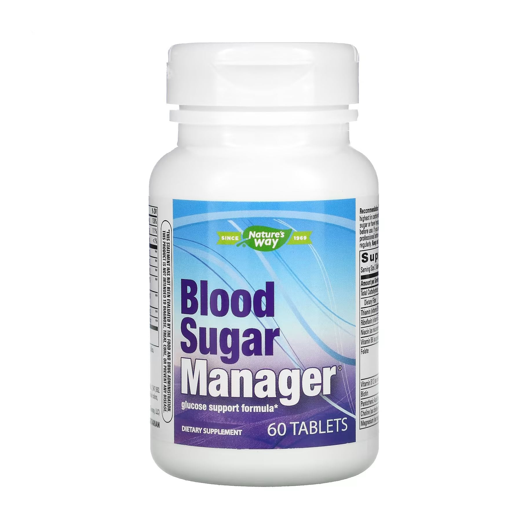 

Контроль цукру в крові Nature's Way Blood Sugar Manager, 60 таблеток