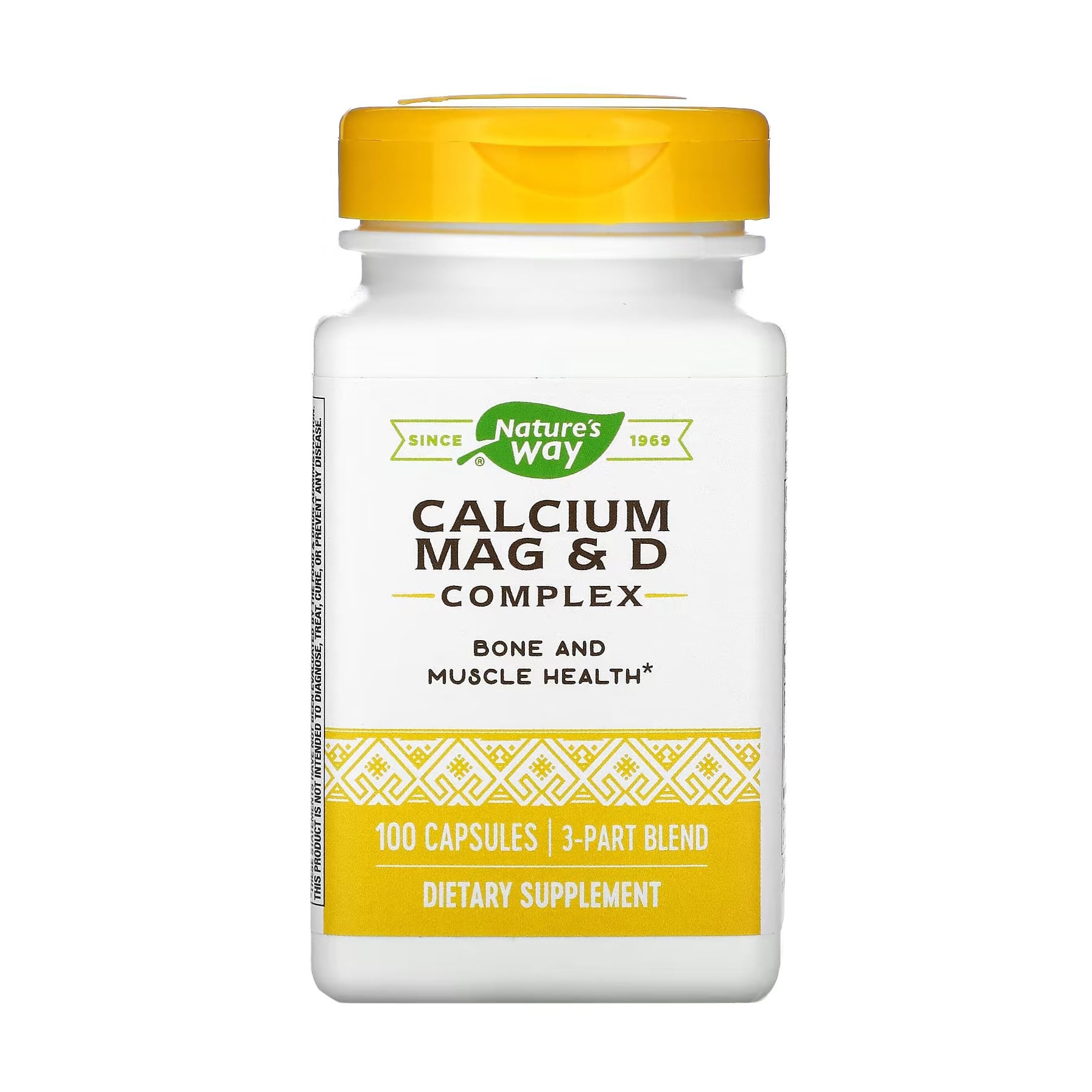 

Комплекс кальцію, магнію та вітаміну D Nature's Way Calcium Mag & D Complex, 100 капсул