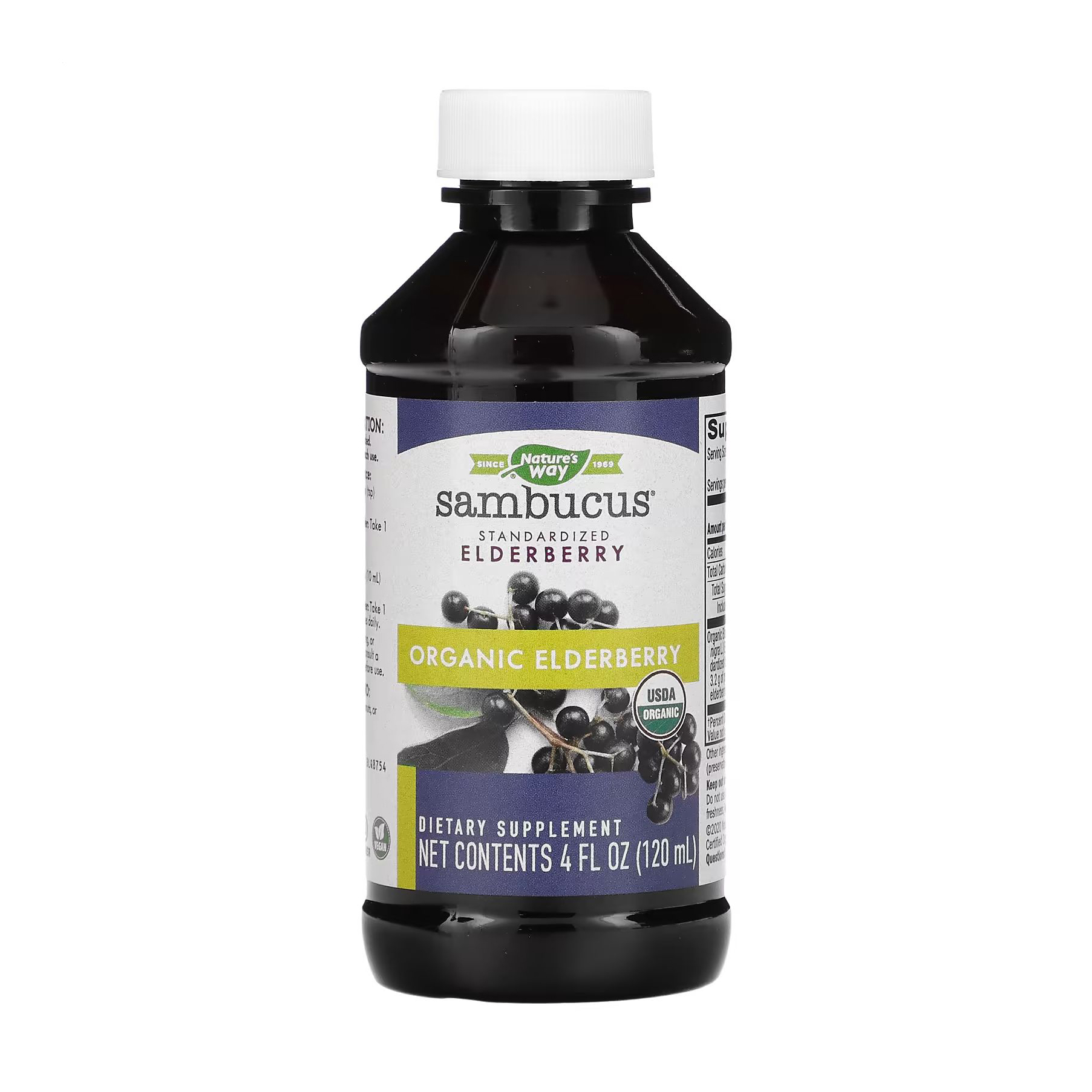 

Уцінка! Стандартизований екстракт бузини Nature's Way Sambucus Standardized Elderberry, 120 мл
