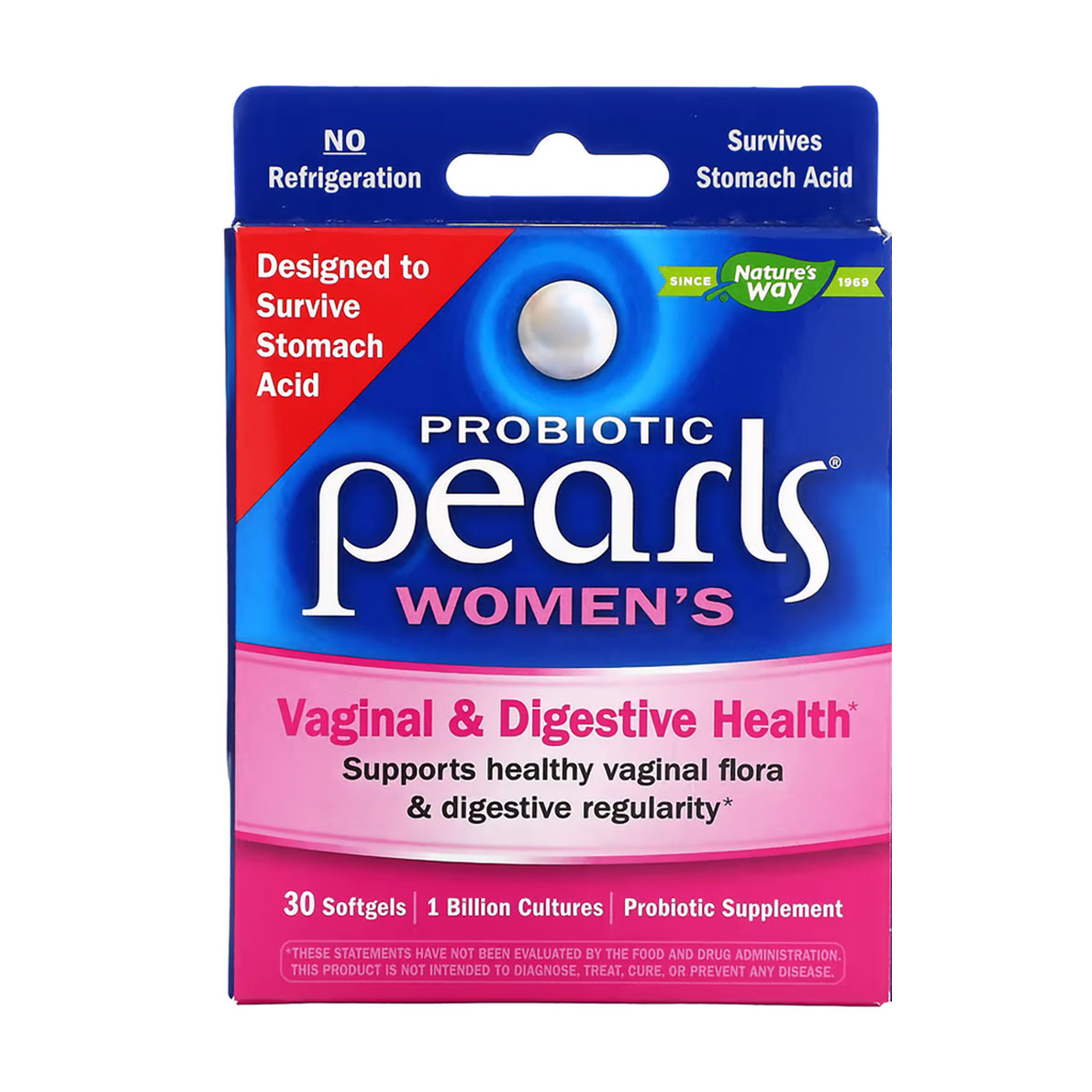 

Пробіотик для жінок Nature's Way Probiotic Pearls Women's, 30 гелевих капсул