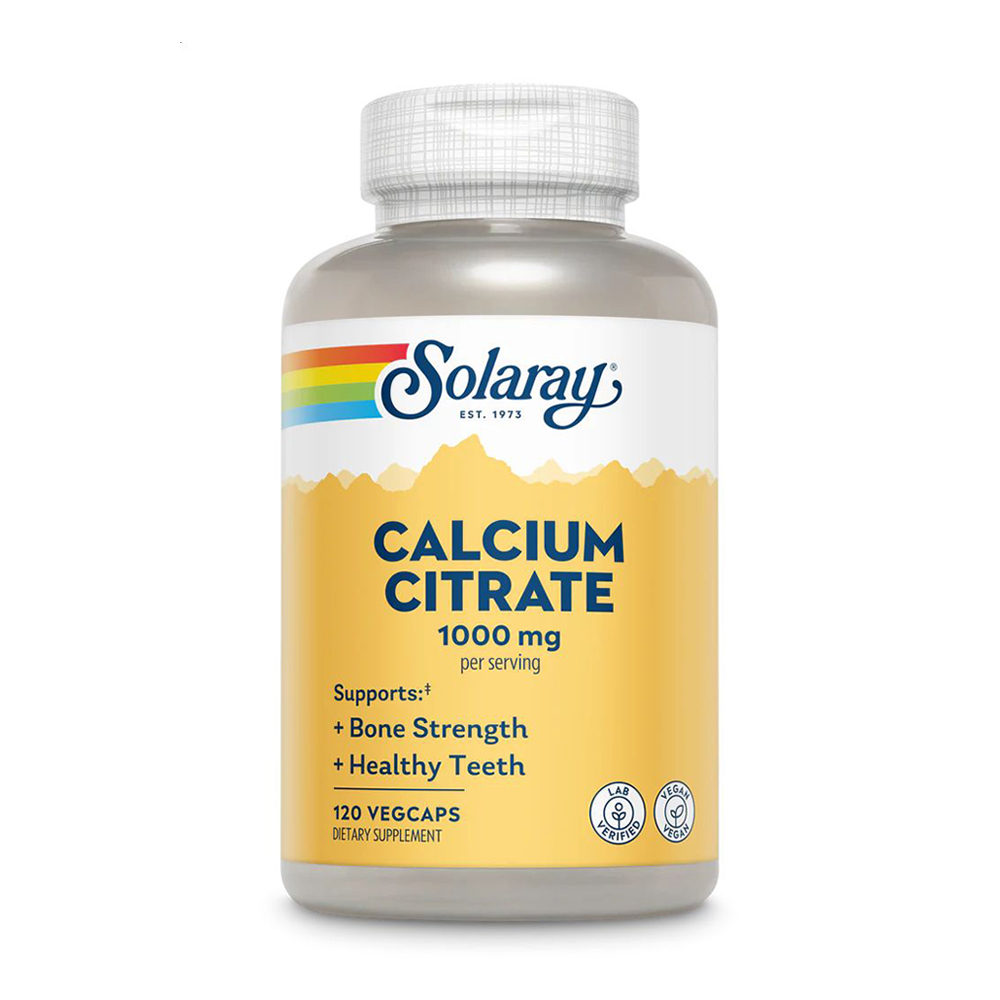

Цитрат кальцію Solaray Calcium Citrate 1000 мг, 120 вегетеріанських капсул