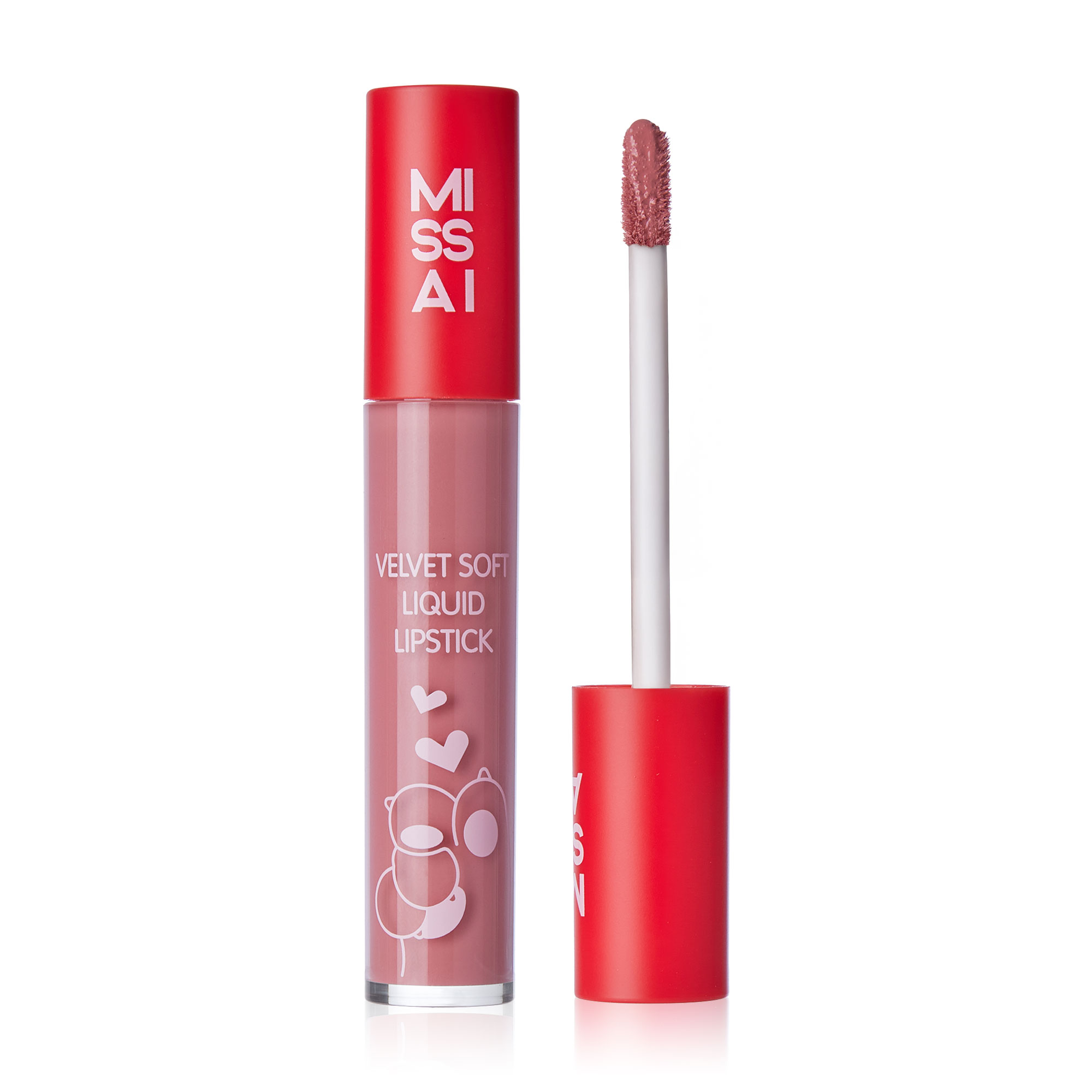 

Уцінка! Рідка помада для губ Missai Velvet Soft Liquid Lipstick тон 01, 5 г